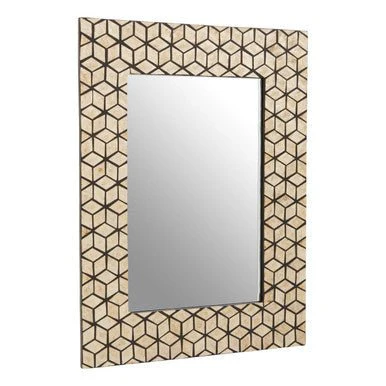 Palu Black Wall Mirror with Seashell Inlay - Image 13