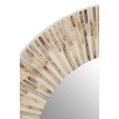 Palu Natural Shell Round Wall Mirror - Image 6