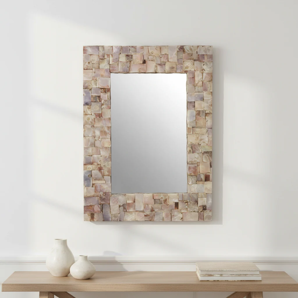 Palu Natural Shell Wall Mirror - Image 4