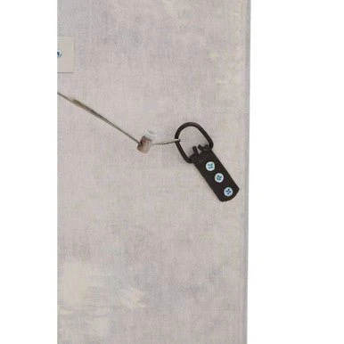 Palu Rectangular Black Wall Mirror with Shell Inlay - Image 11