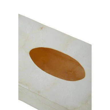 Palu White Sea Shell Tissue Box - Image 8