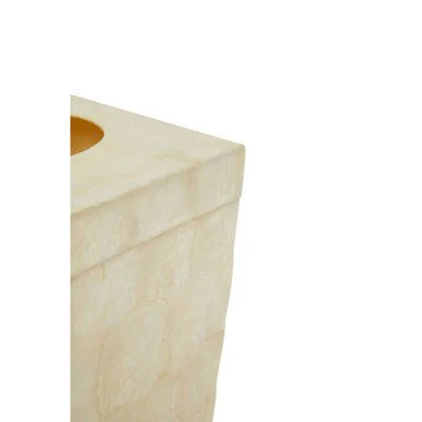 Palu White Shell Square Tissue Box - Image 11