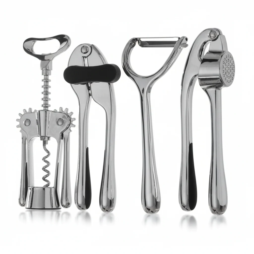 Paragon 5 Piece Chrome Finish Kitchen Gadget Set