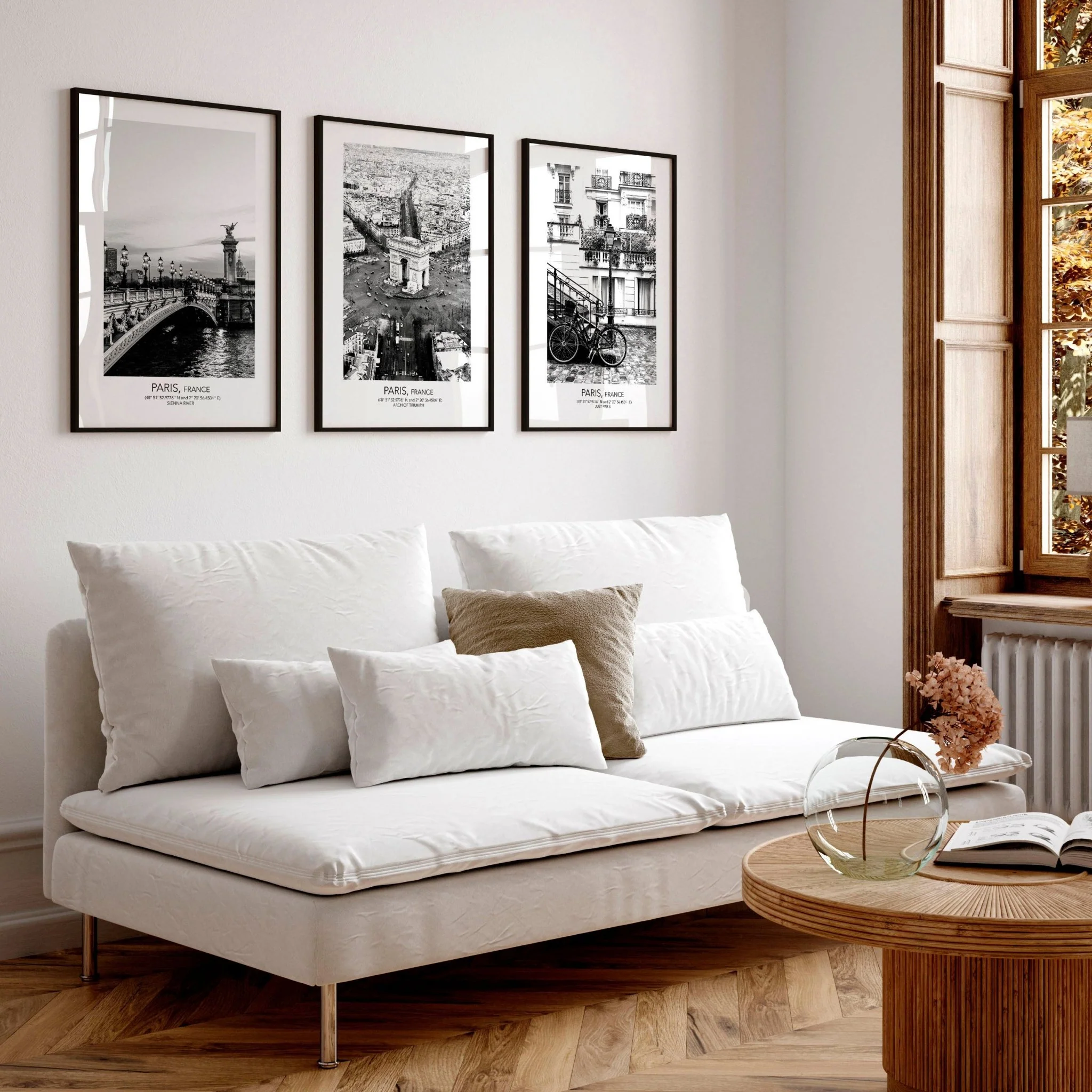 Posters for living room | set of 3 Paris wall art prints - Image 4