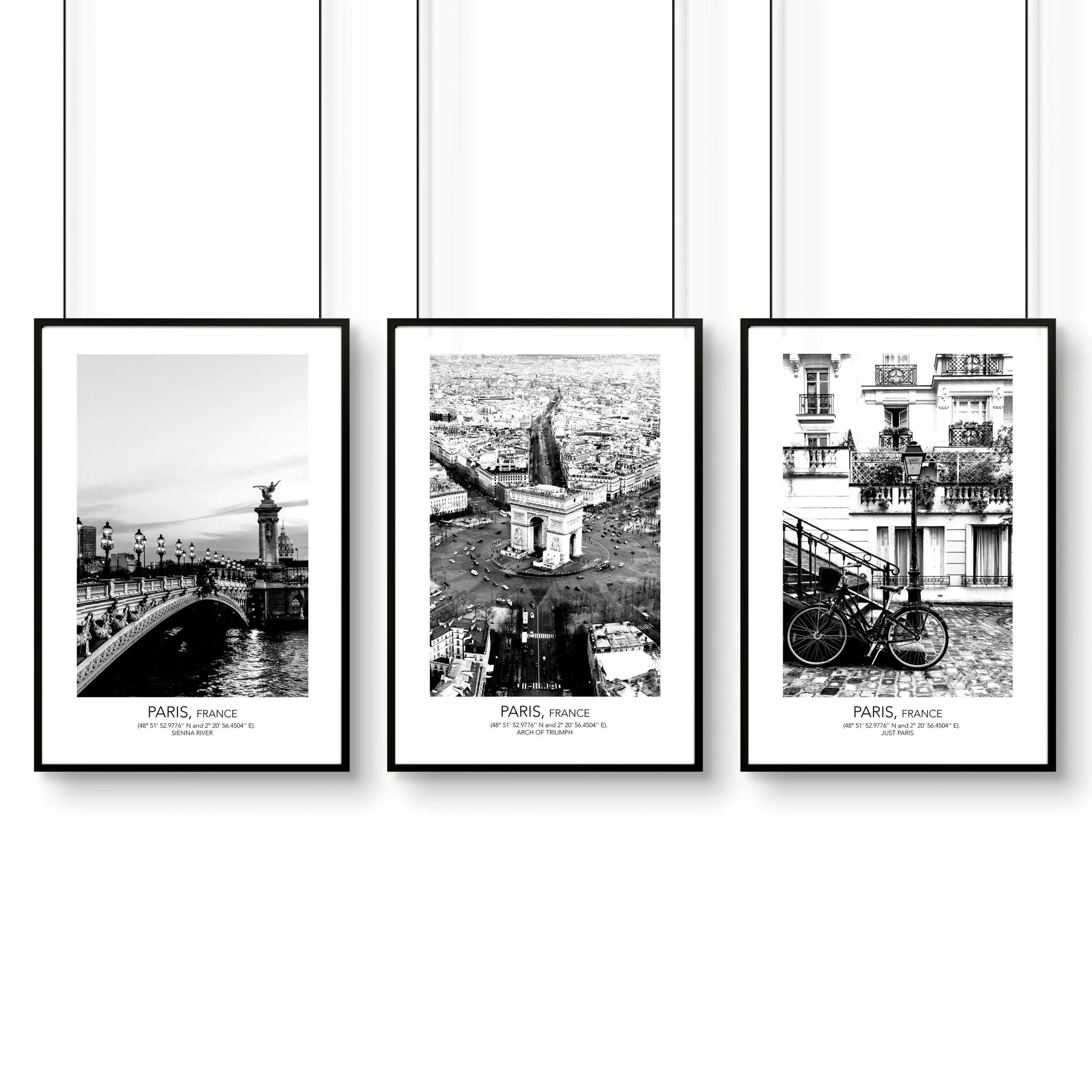Posters for living room | set of 3 Paris wall art prints - Image 8