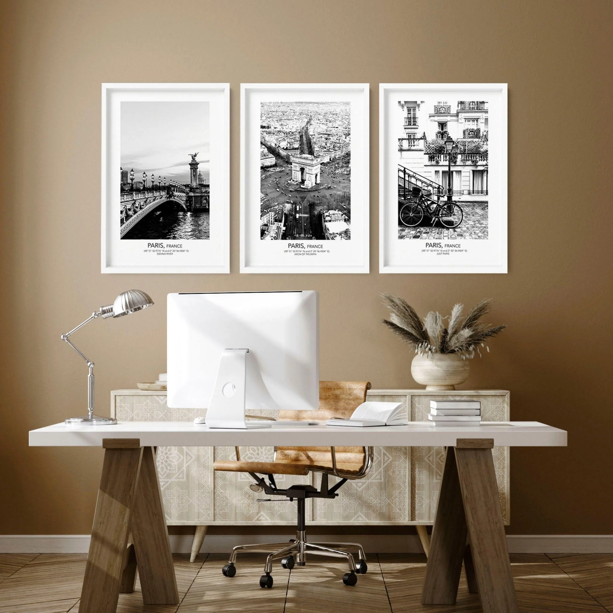Vintage posters travel | set of 3 Paris wall art prints - Image 2