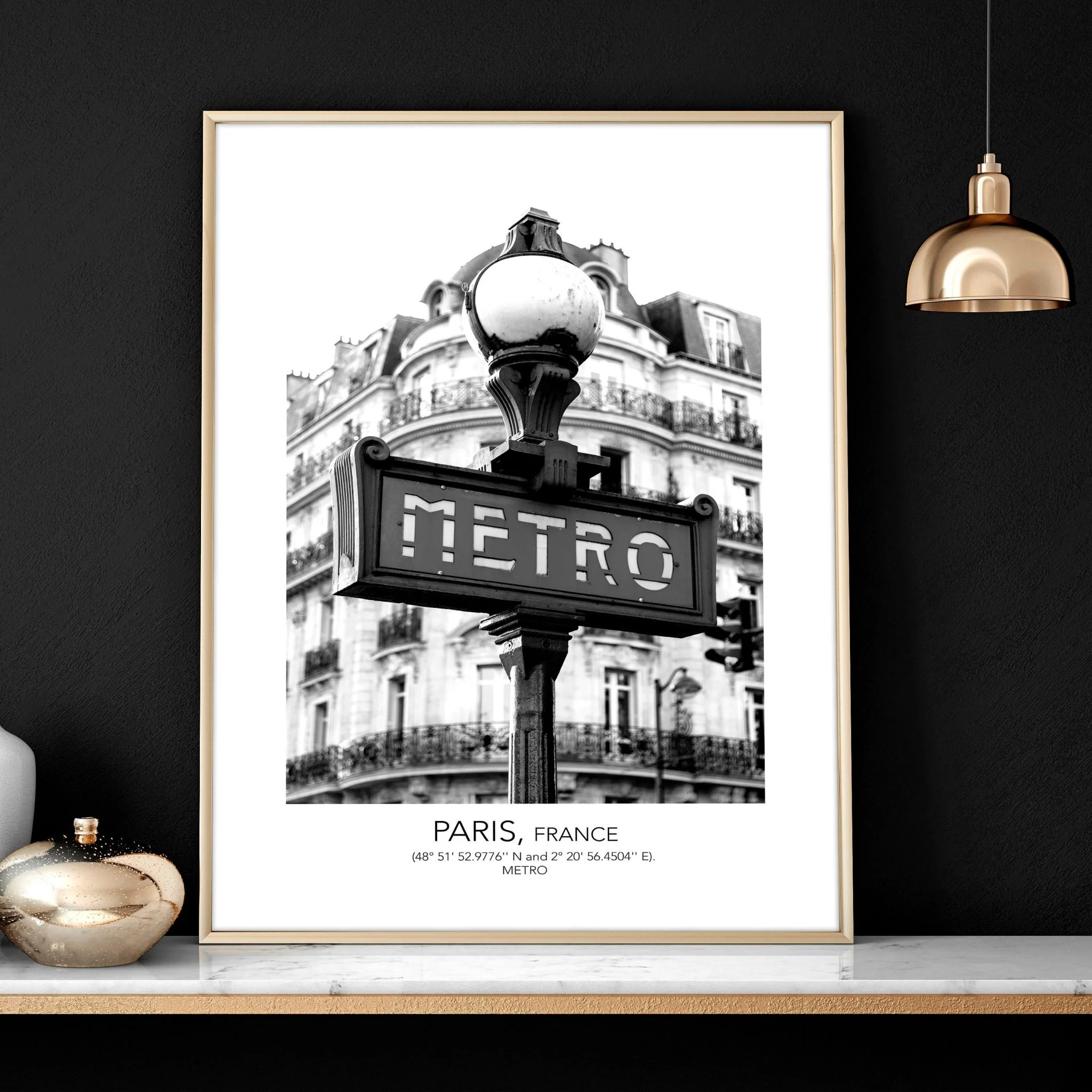 Wall art of Paris | set of 3 framed wall art prints - Image 4