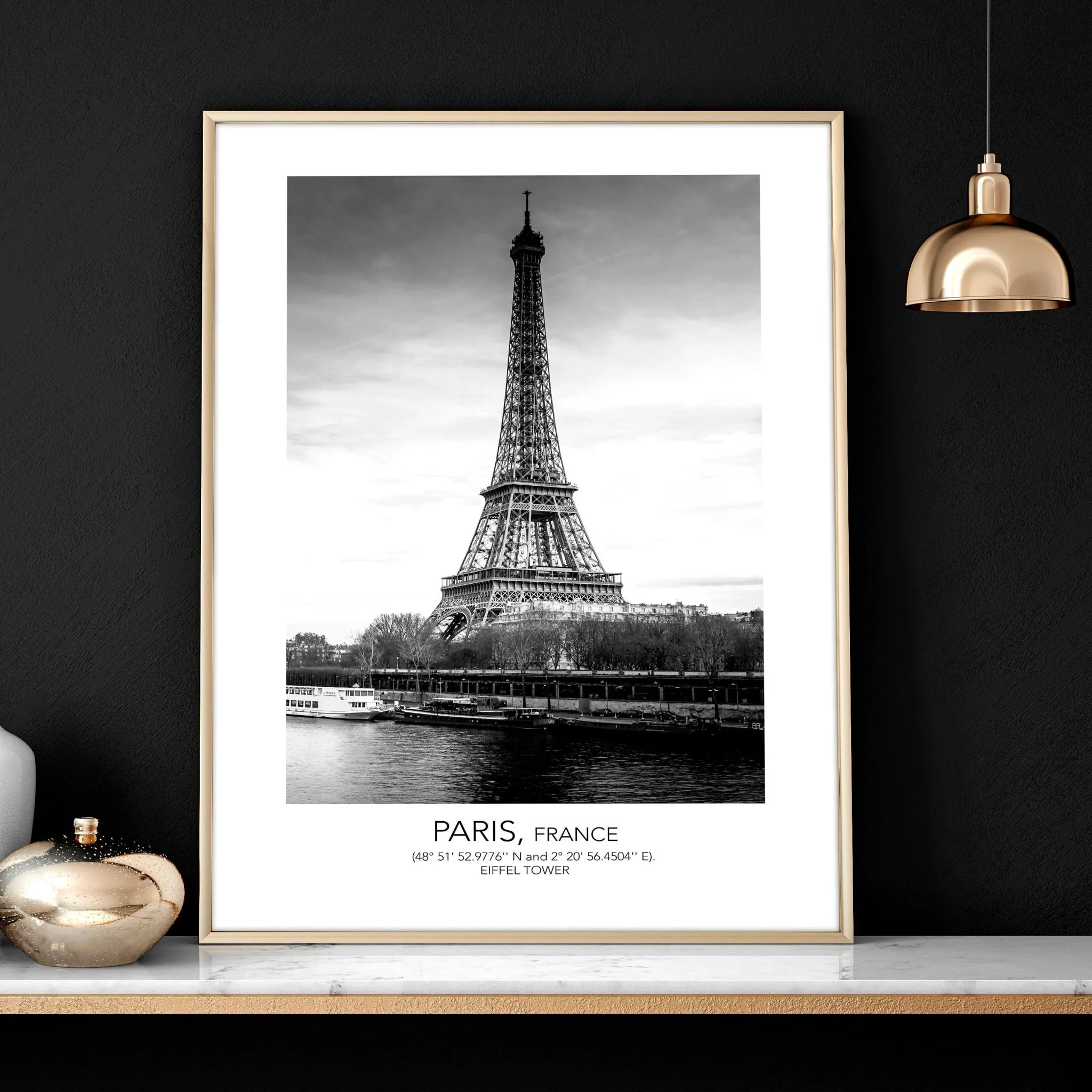 Wall art of Paris | set of 3 framed wall art prints - Image 5