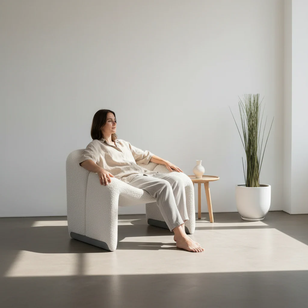 Paris Wawa Boucle Armchair - Image 2