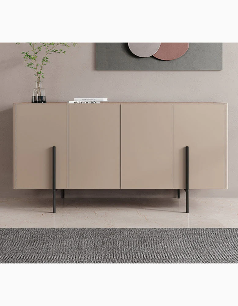 Patricia 4 Door Sideboard, Light Khaki - Image 10