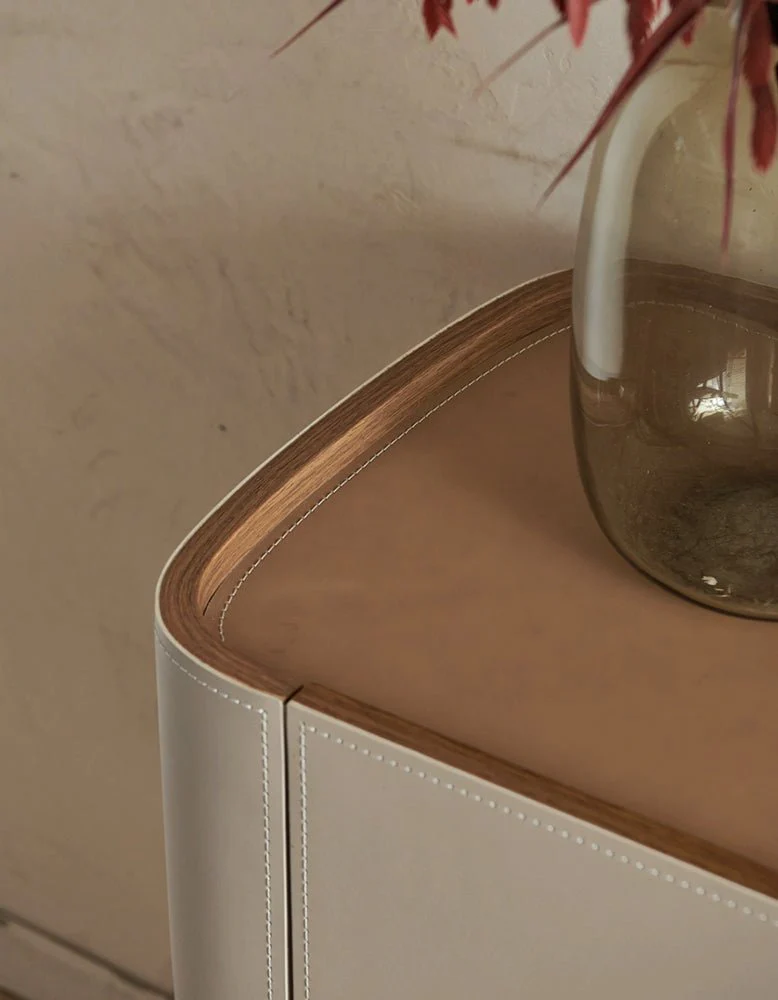 Patricia 4 Door Sideboard, Light Khaki - Image 14