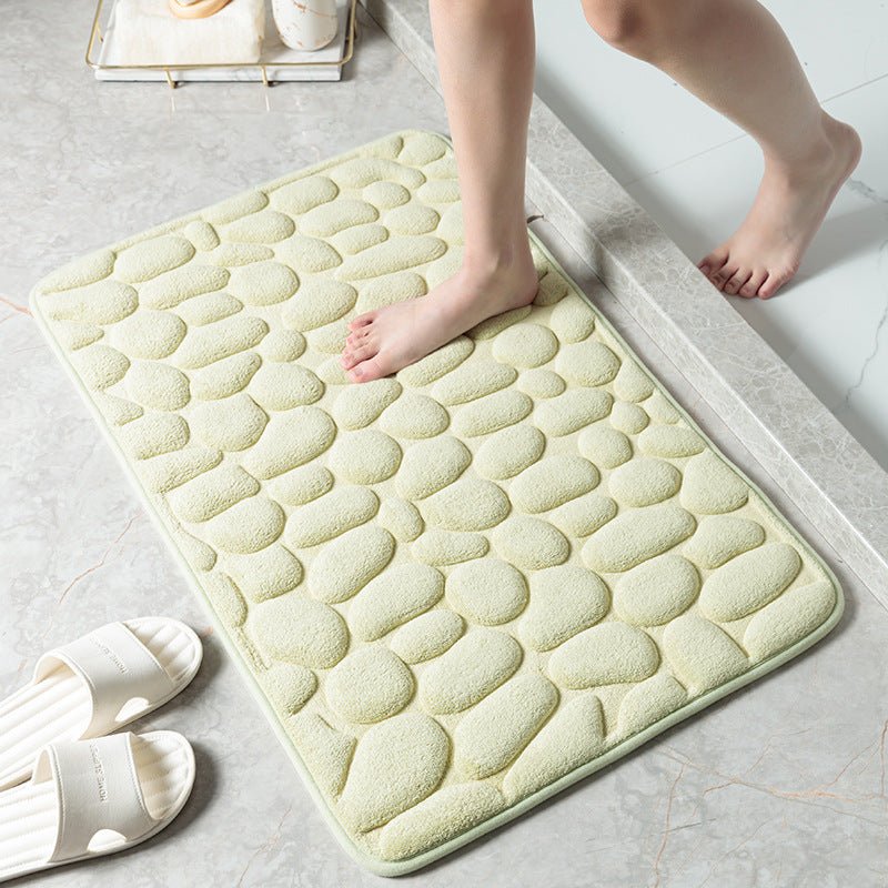 Pebble Stone Bathroom Carpet Toilet Floor Mat Door Mat - Image 10