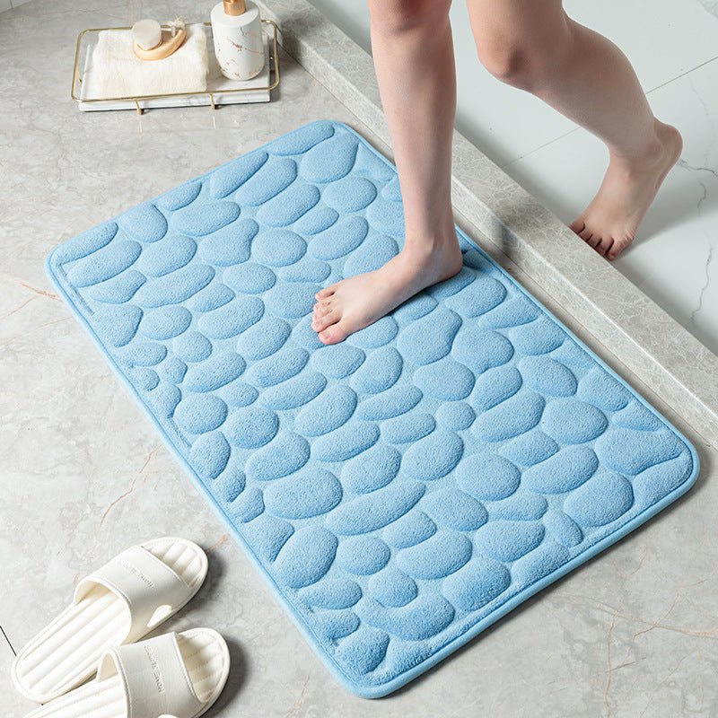 Pebble Stone Bathroom Carpet Toilet Floor Mat Door Mat - Image 8