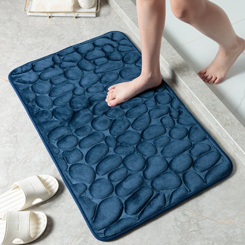 Pebble Stone Bathroom Carpet Toilet Floor Mat Door Mat - Image 9