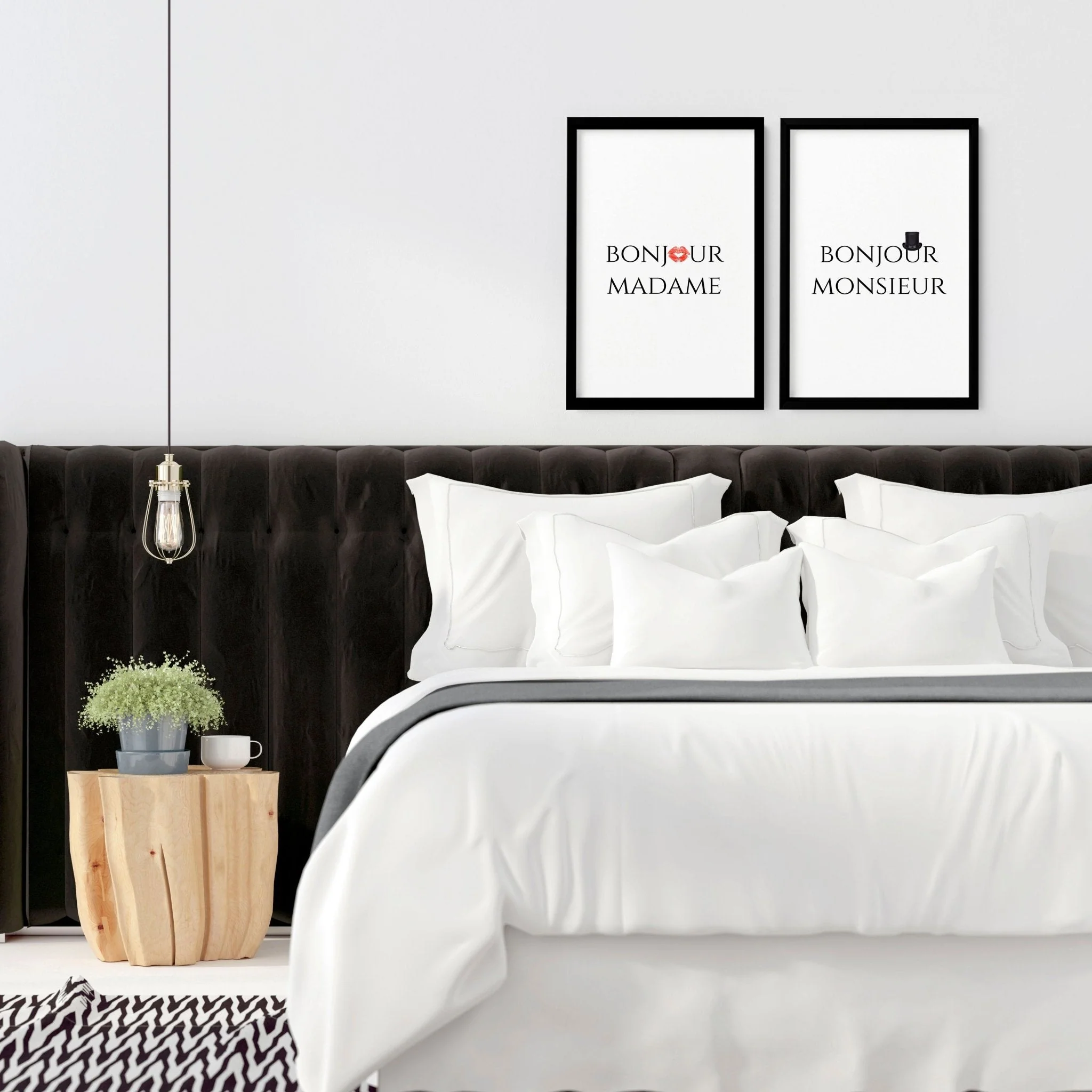Personalised anniversary gift | set of 2 wall art prints - Image 2