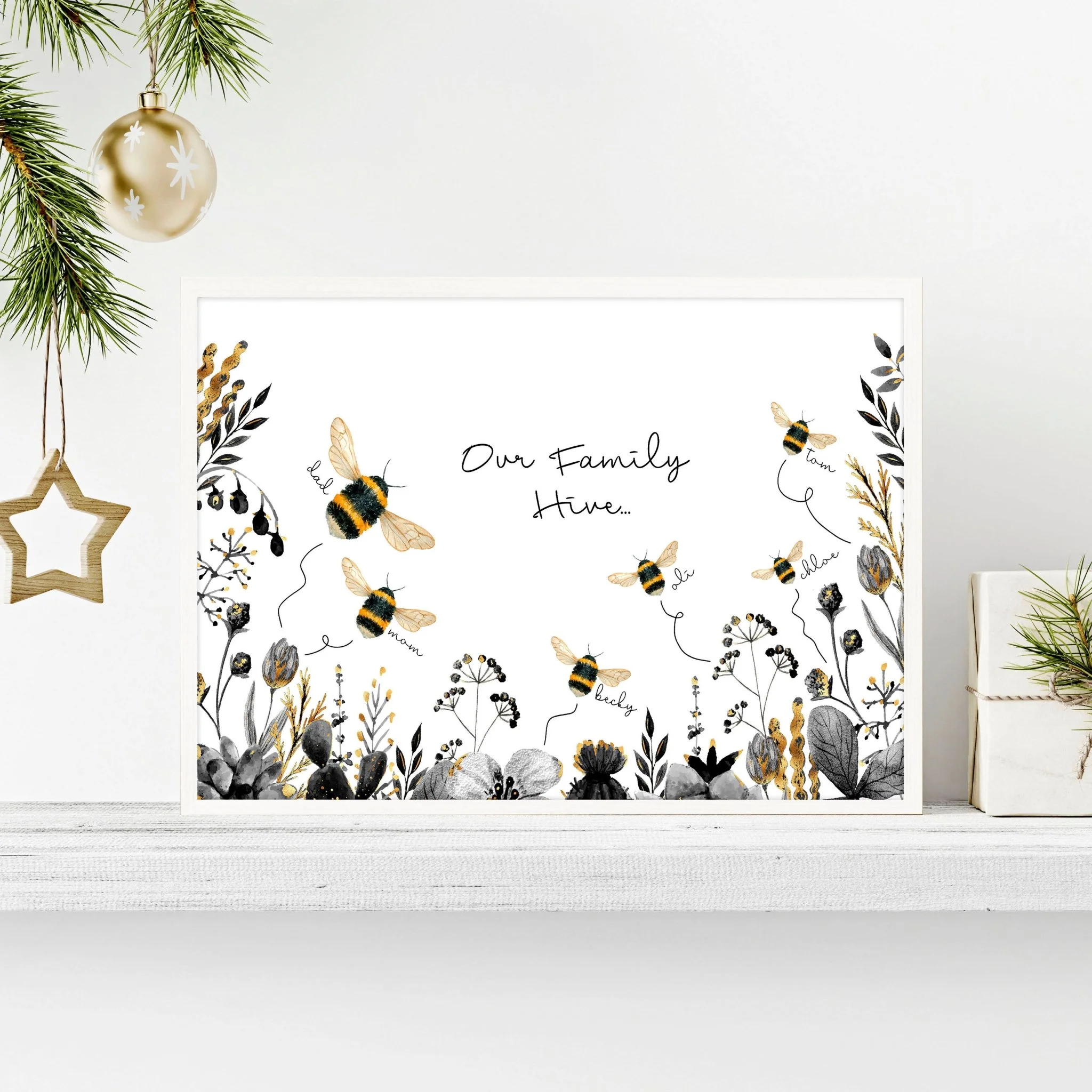 Personalized gifts family wall art print - Image 2