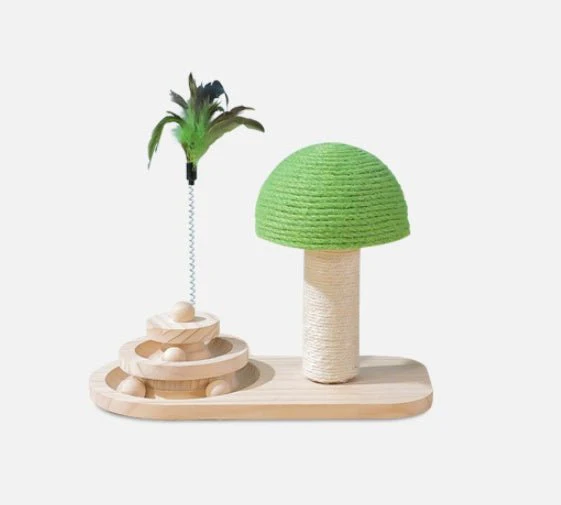 Pet Cat Tree Toys Cat Scratch Post Pet Furniture Scratching Post Cats Claw Scratcher Double Sisal Balls Cat Accessories - Image 6