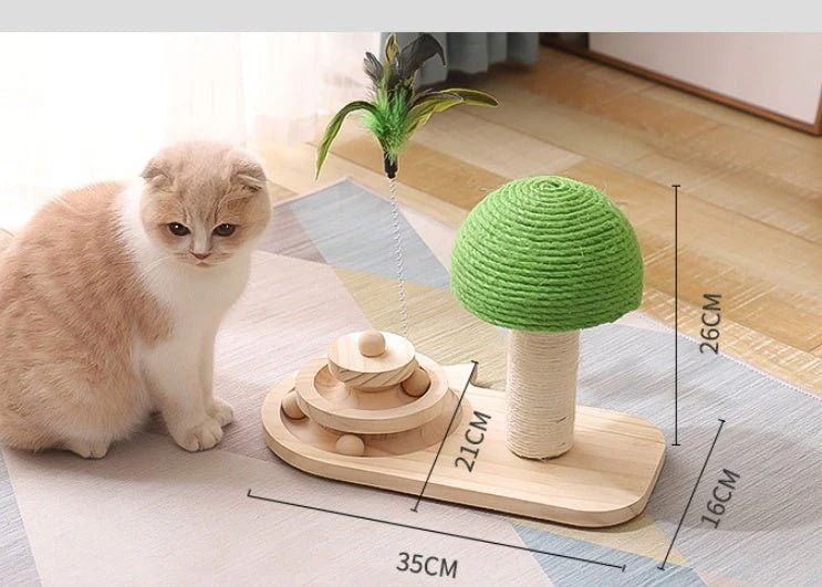 Pet Cat Tree Toys Cat Scratch Post Pet Furniture Scratching Post Cats Claw Scratcher Double Sisal Balls Cat Accessories - Image 7