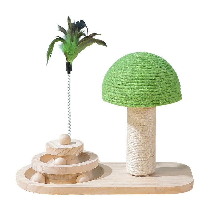 Pet Cat Tree Toys Cat Scratch Post Pet Furniture Scratching Post Cats Claw Scratcher Double Sisal Balls Cat Accessories - Image 8
