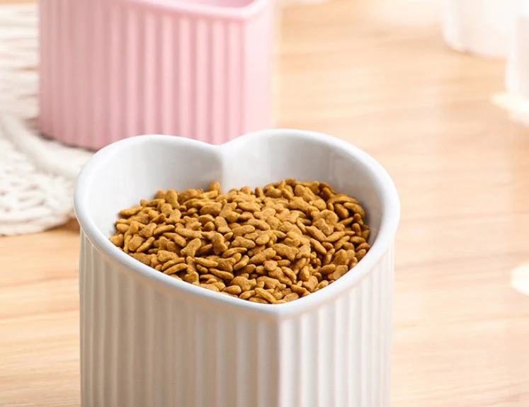 Pet Ceramic Bowl With Inclined Mouth Practical Durable Daily Indoor Pet Products - Image 9