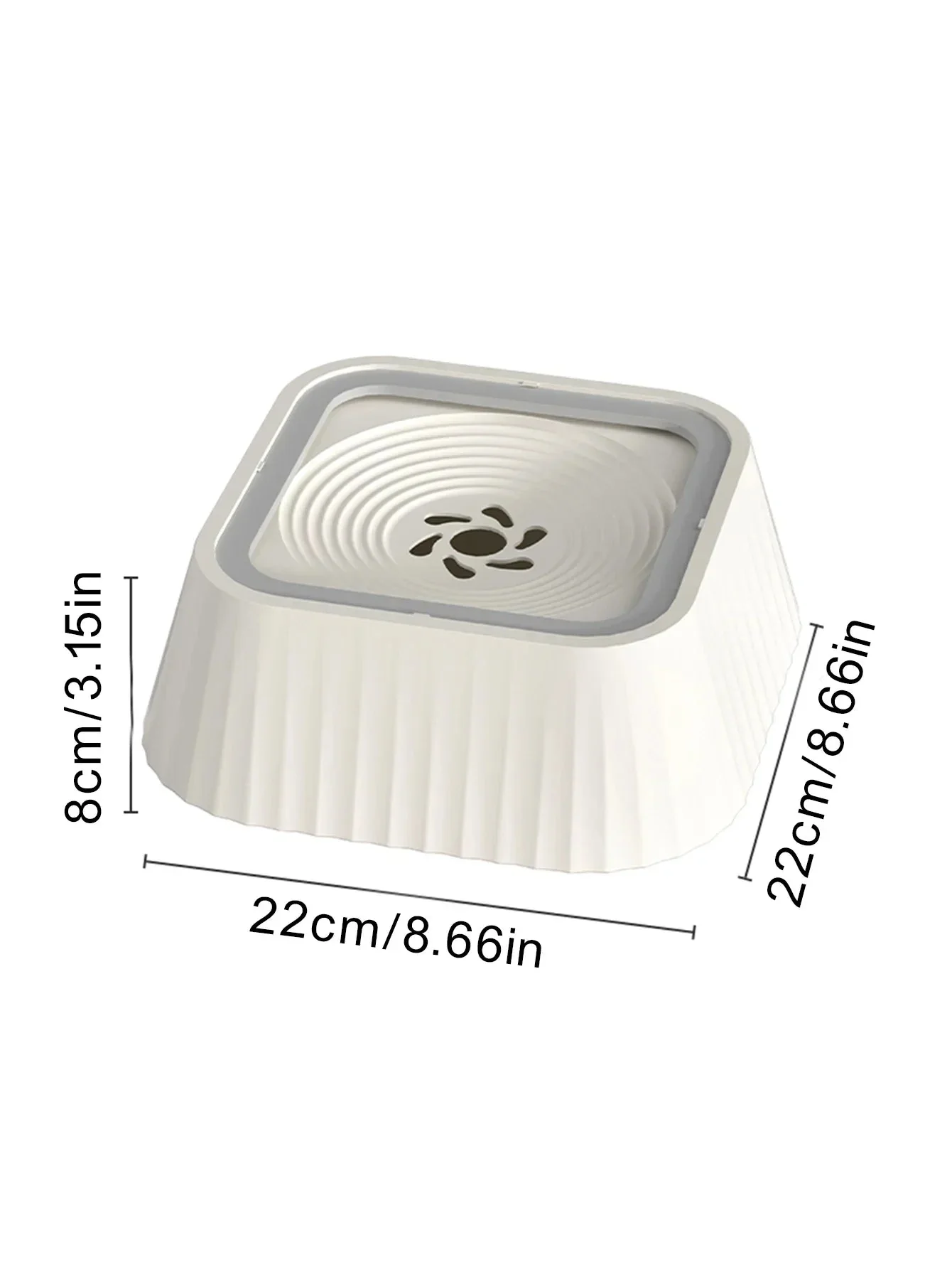 Pet Water Fountain with Floating Plates No Spill Dog Water Bowl Clean Drinking Slow Feeder Anti-splash Pet for Dogs for Pet - Image 7