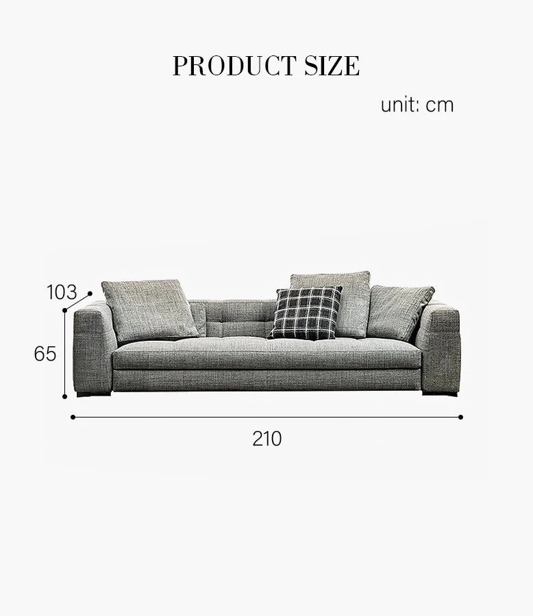 Phillips Two Seater Sofa, Three Seater Sofa, Linen - Image 11