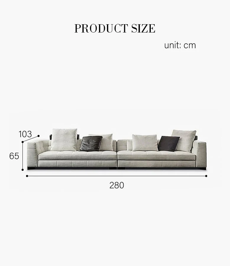 Phillips Two Seater Sofa, Three Seater Sofa, Linen - Image 12