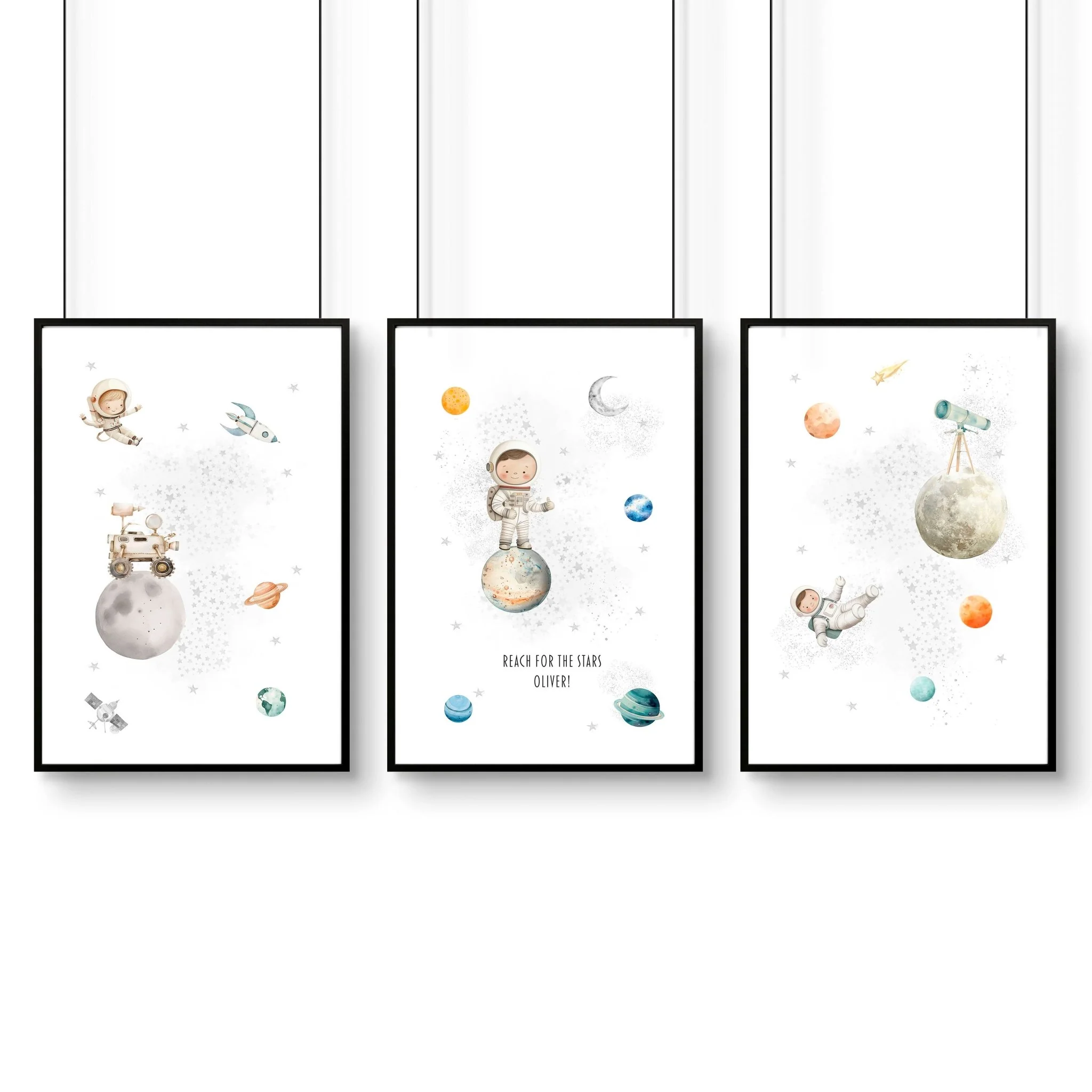 Pictures For Childrens Bedrooms | Set of 3 wall art prints - Image 11