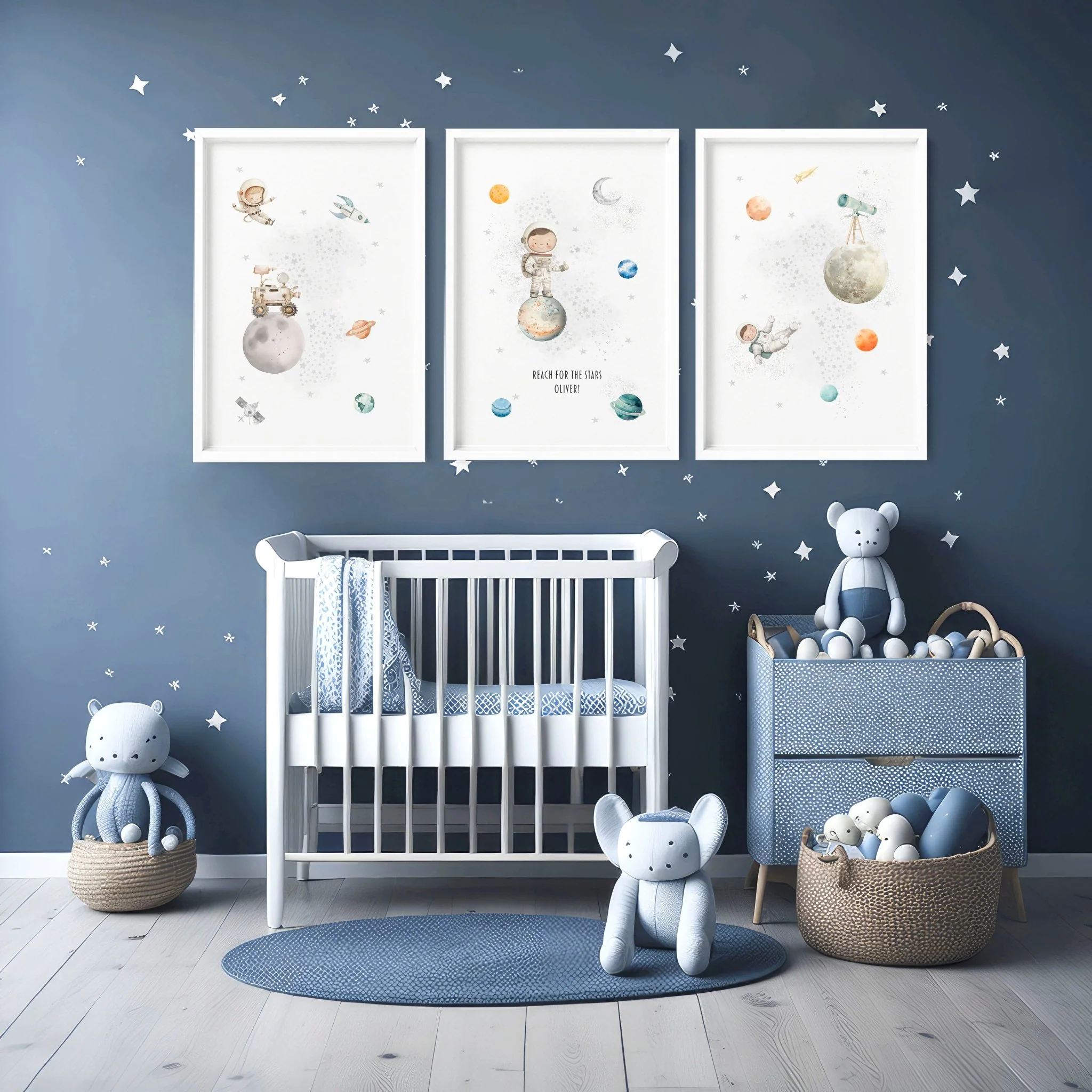 Pictures For Childrens Bedrooms | Set of 3 wall art prints - Image 3