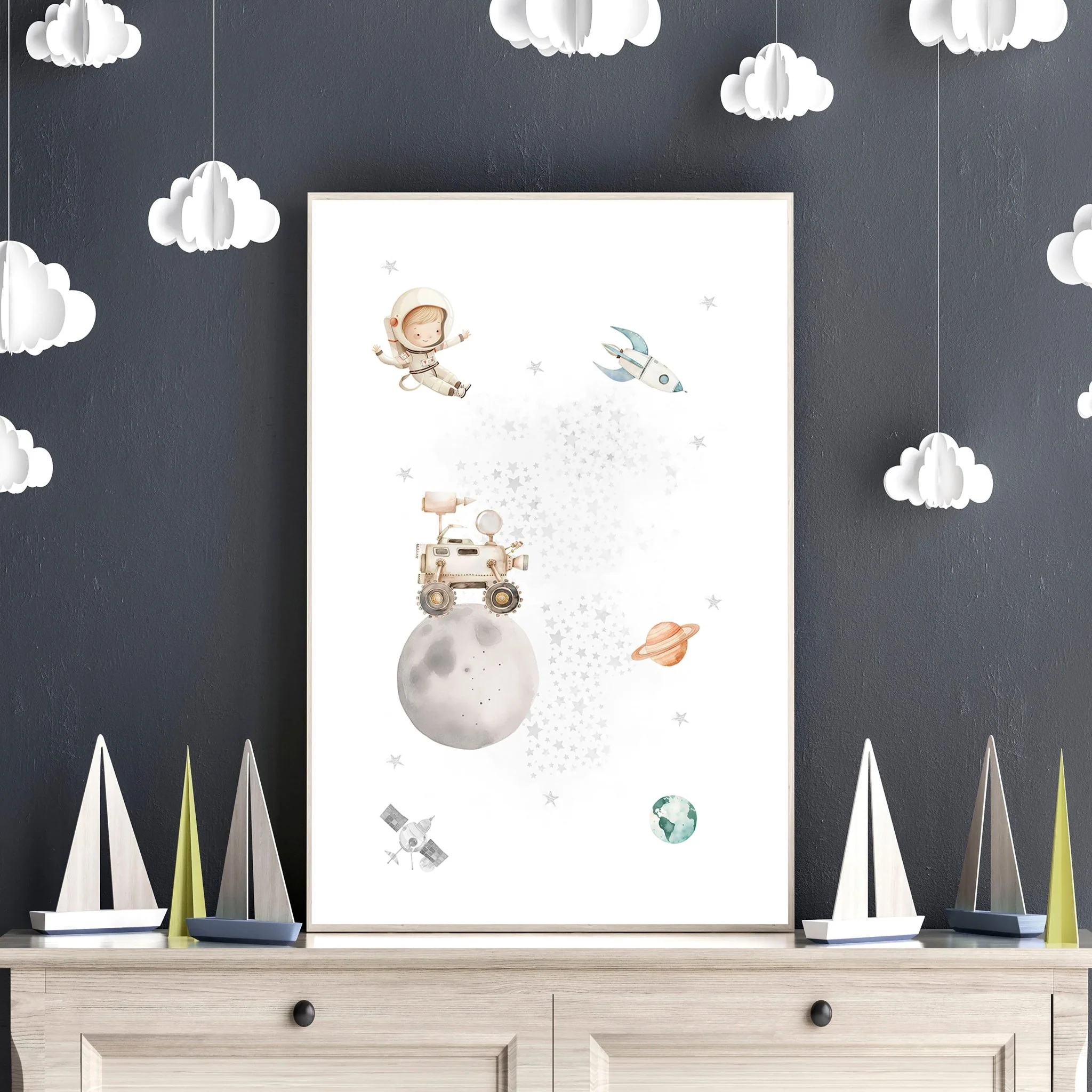 Pictures For Childrens Bedrooms | Set of 3 wall art prints - Image 5