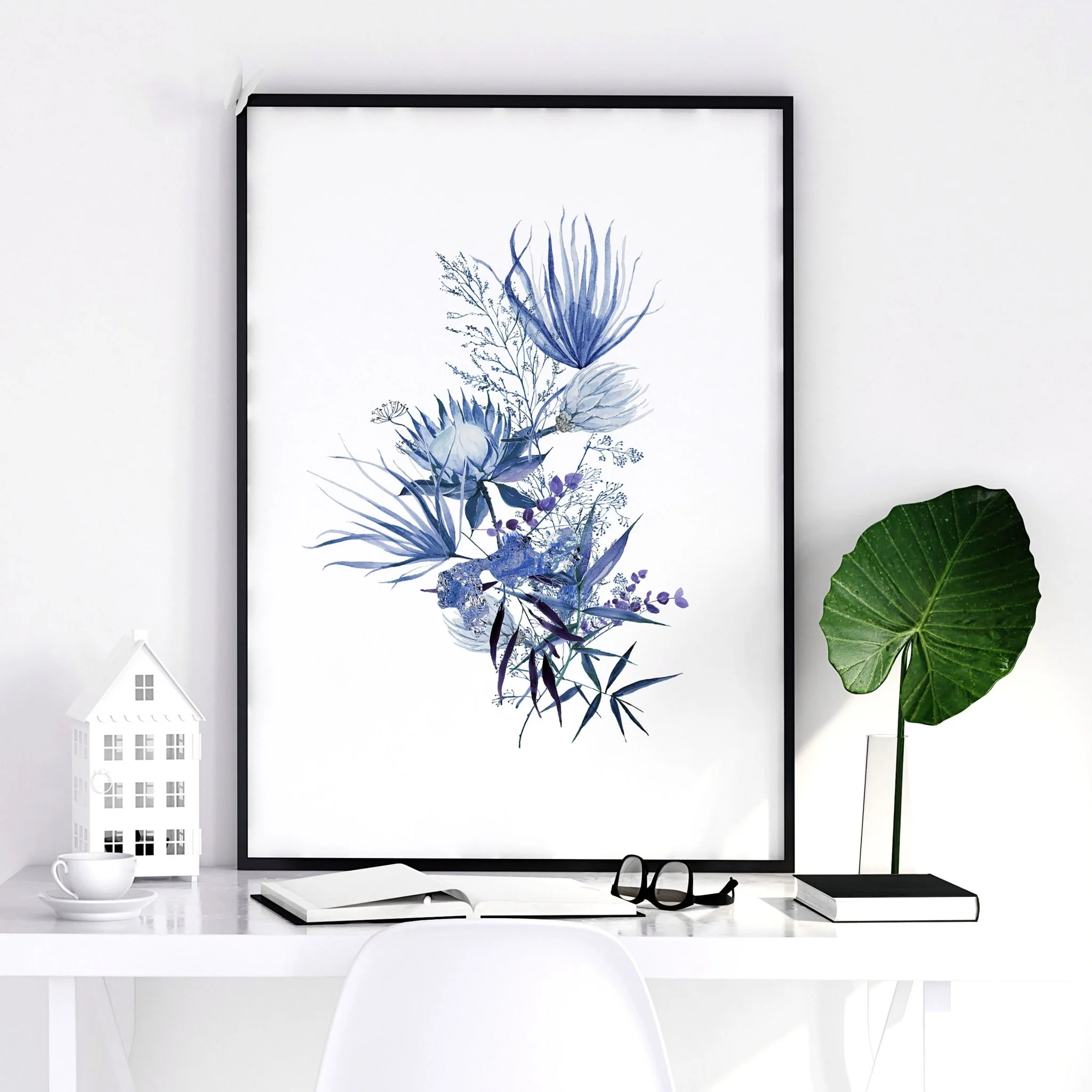 Pictures for home office | set of 3 wall art prints - Image 3