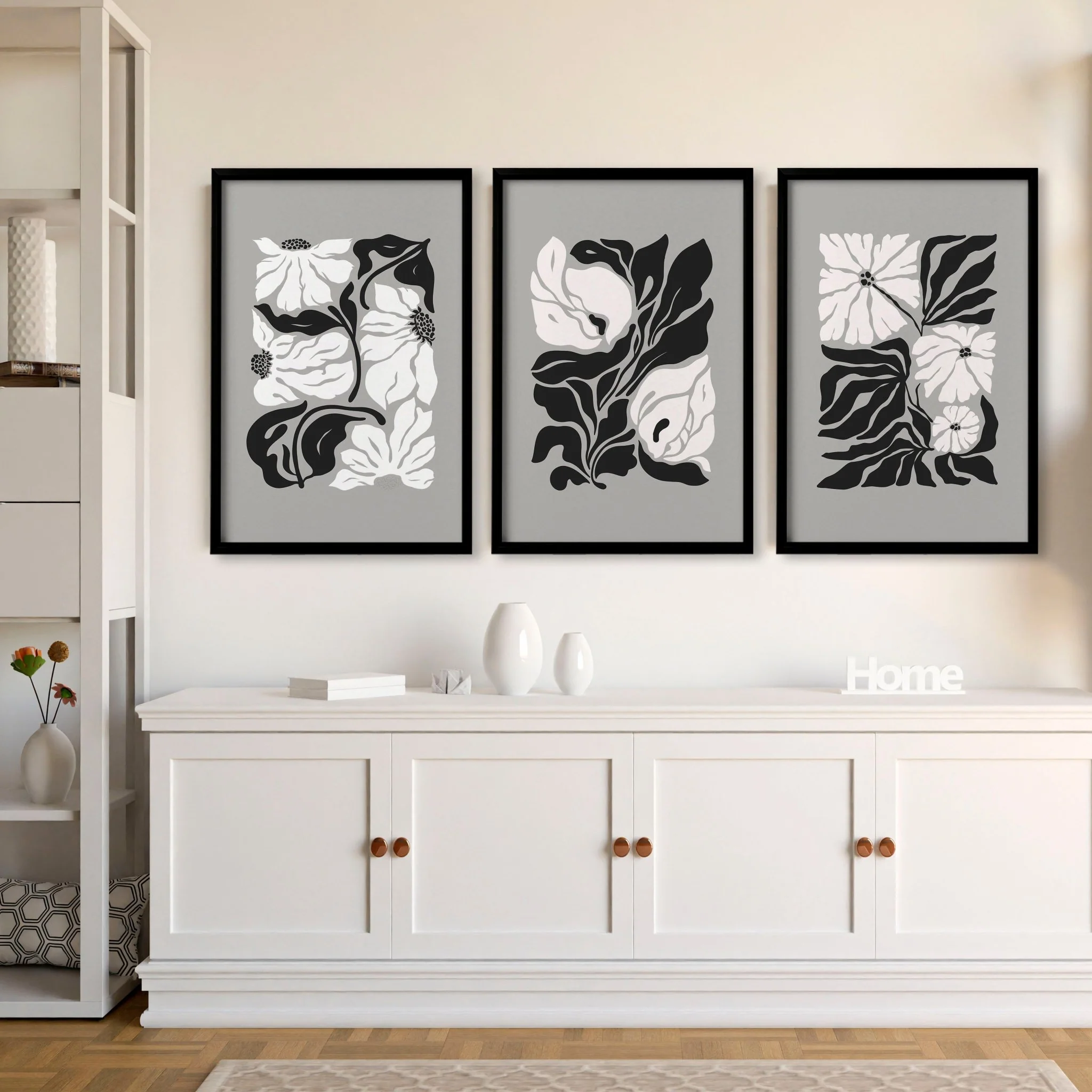 Pictures For Living Room | Set of 3 Botanical Wall art Prints - Image 3