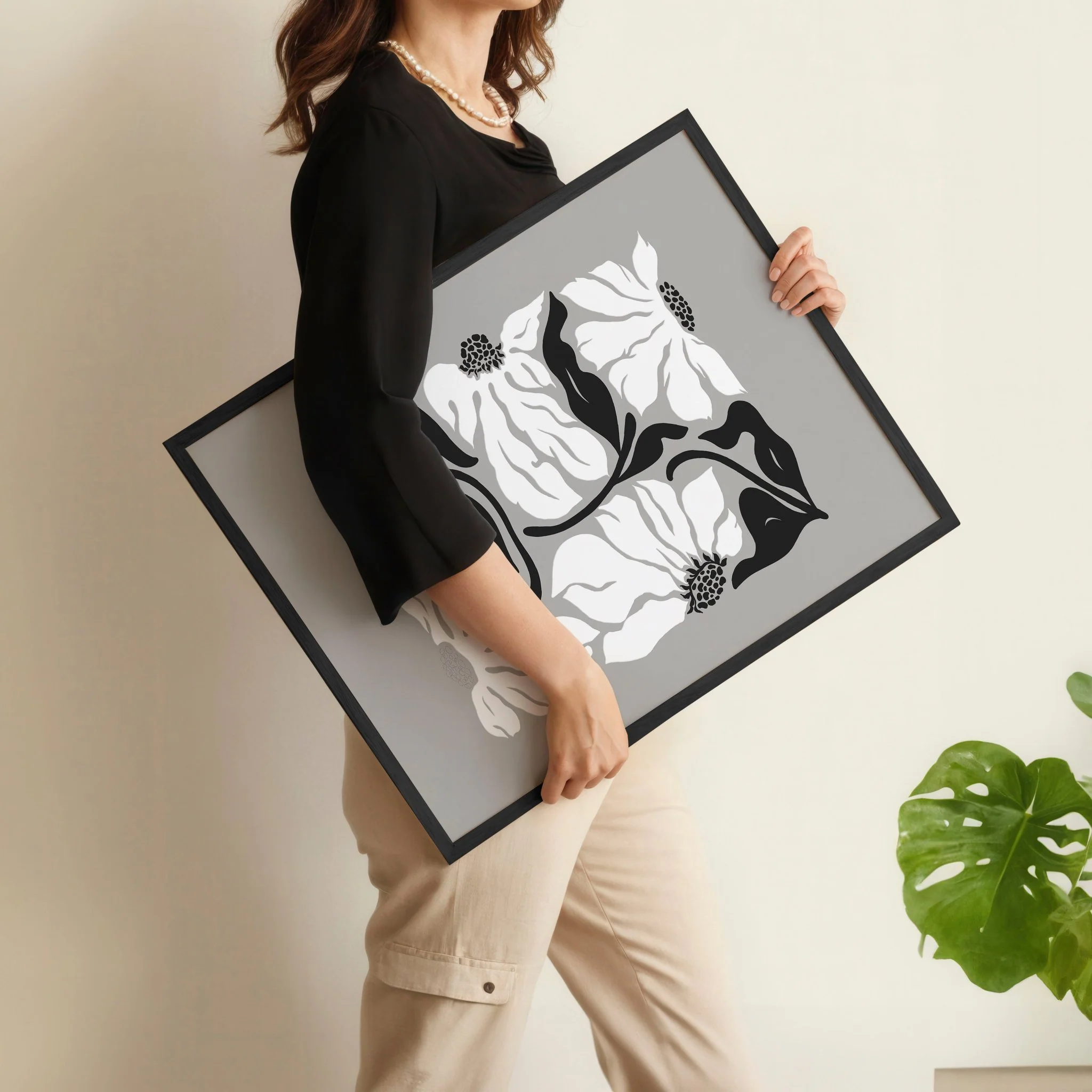 Pictures For Living Room | Set of 3 Botanical Wall art Prints - Image 4