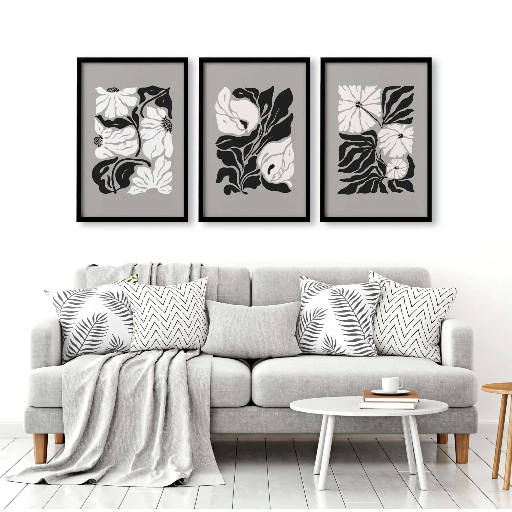 Pictures For Living Room | Set of 3 Botanical Wall art Prints - Image 6