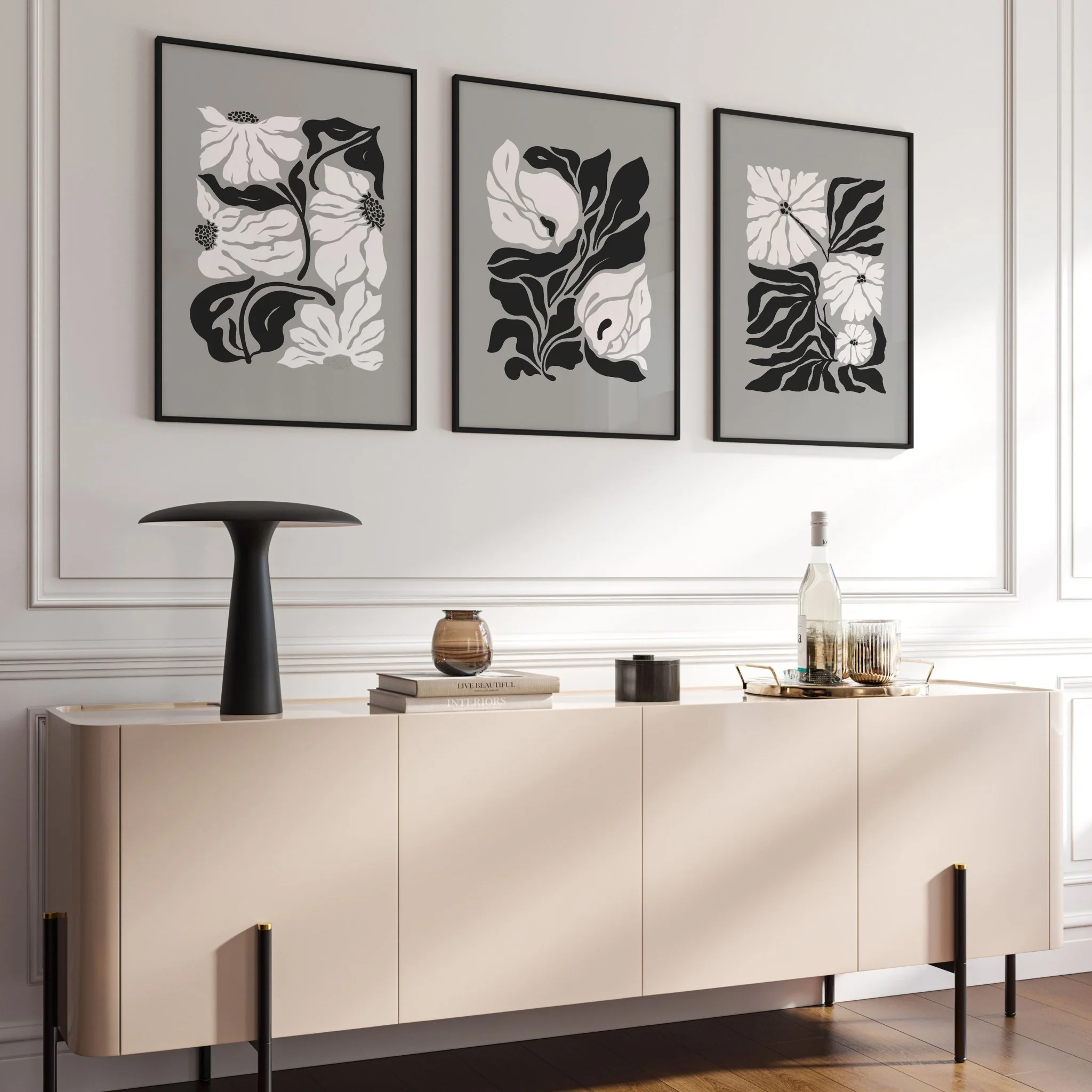 Pictures For Living Room | Set of 3 Botanical Wall art Prints - Image 9