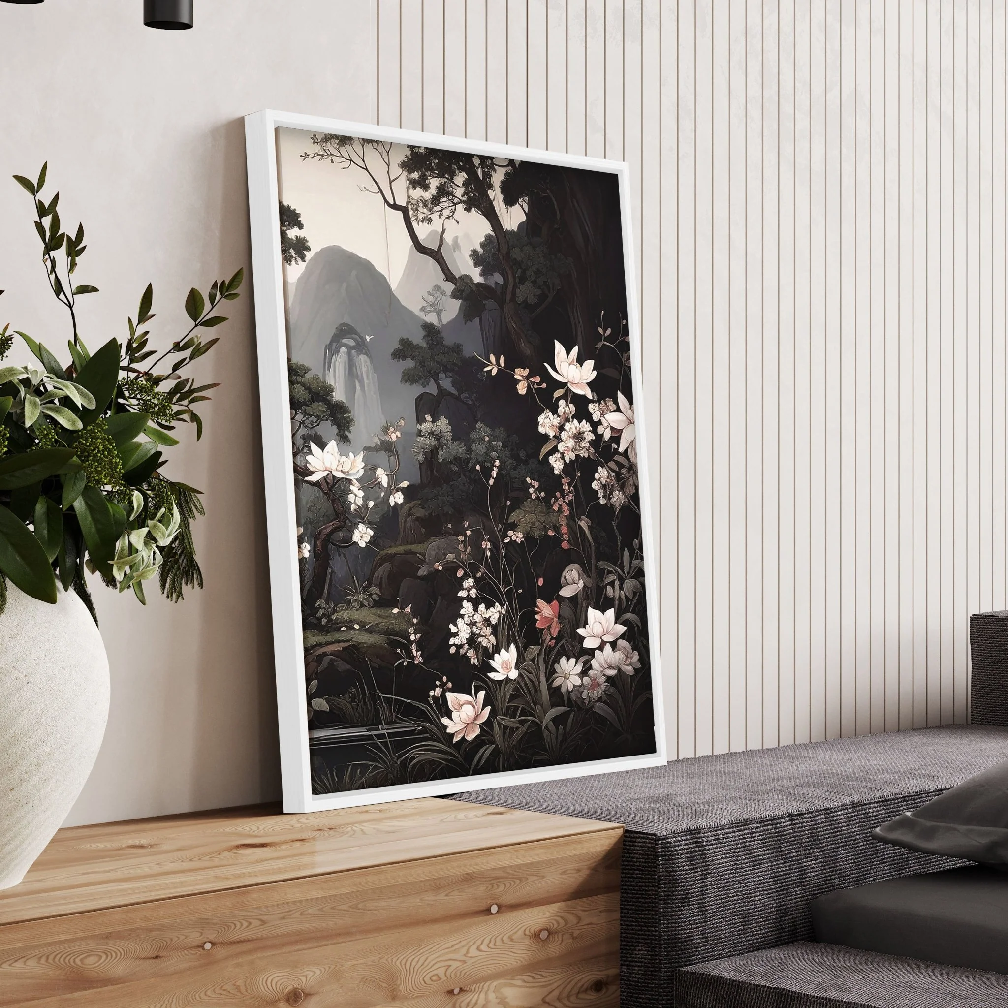Pictures For Living Room Wall | Set of 3 Chinoiserie Wall art Prints - Image 16