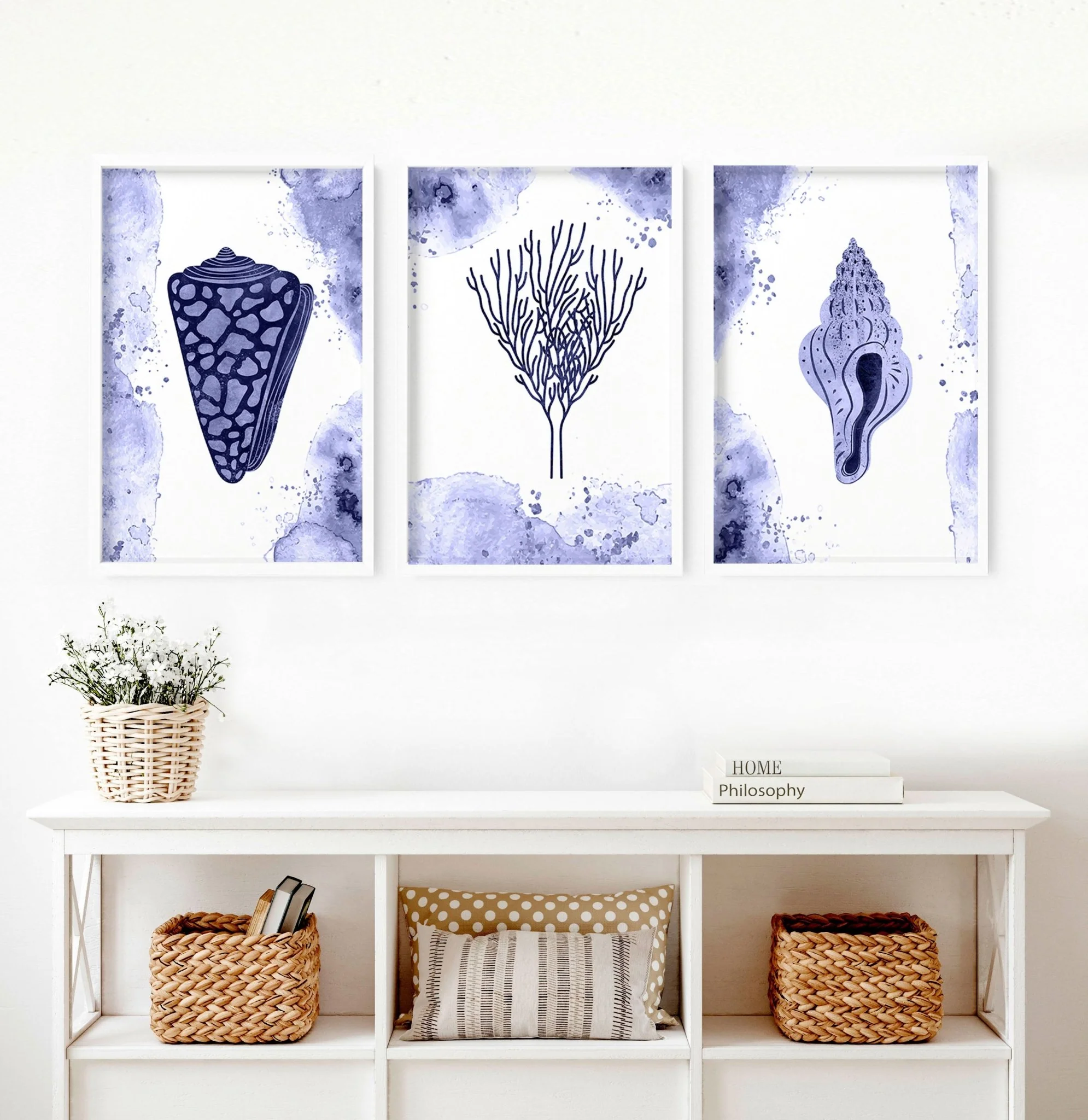 Pictures for living room walls | Set of 3 wall art prints - Image 3