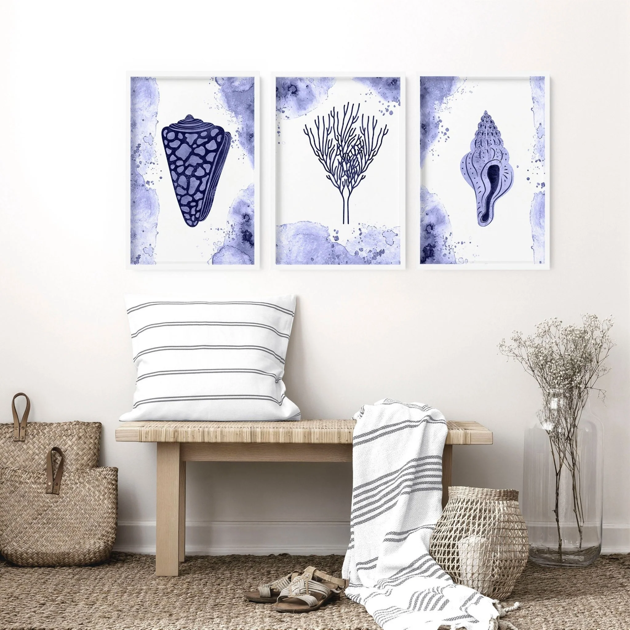 Pictures for living room walls | Set of 3 wall art prints - Image 8