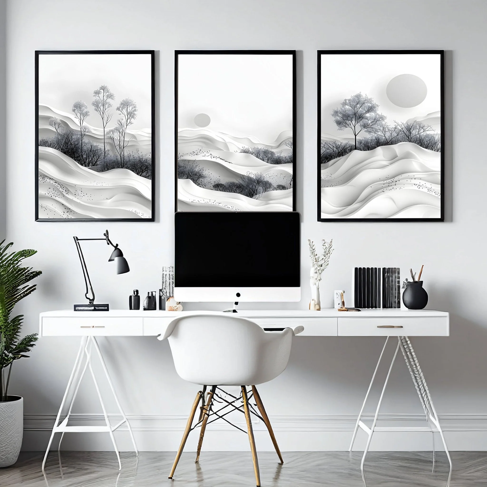 Pictures For Office | Set of 3 wall art prints - Image 4