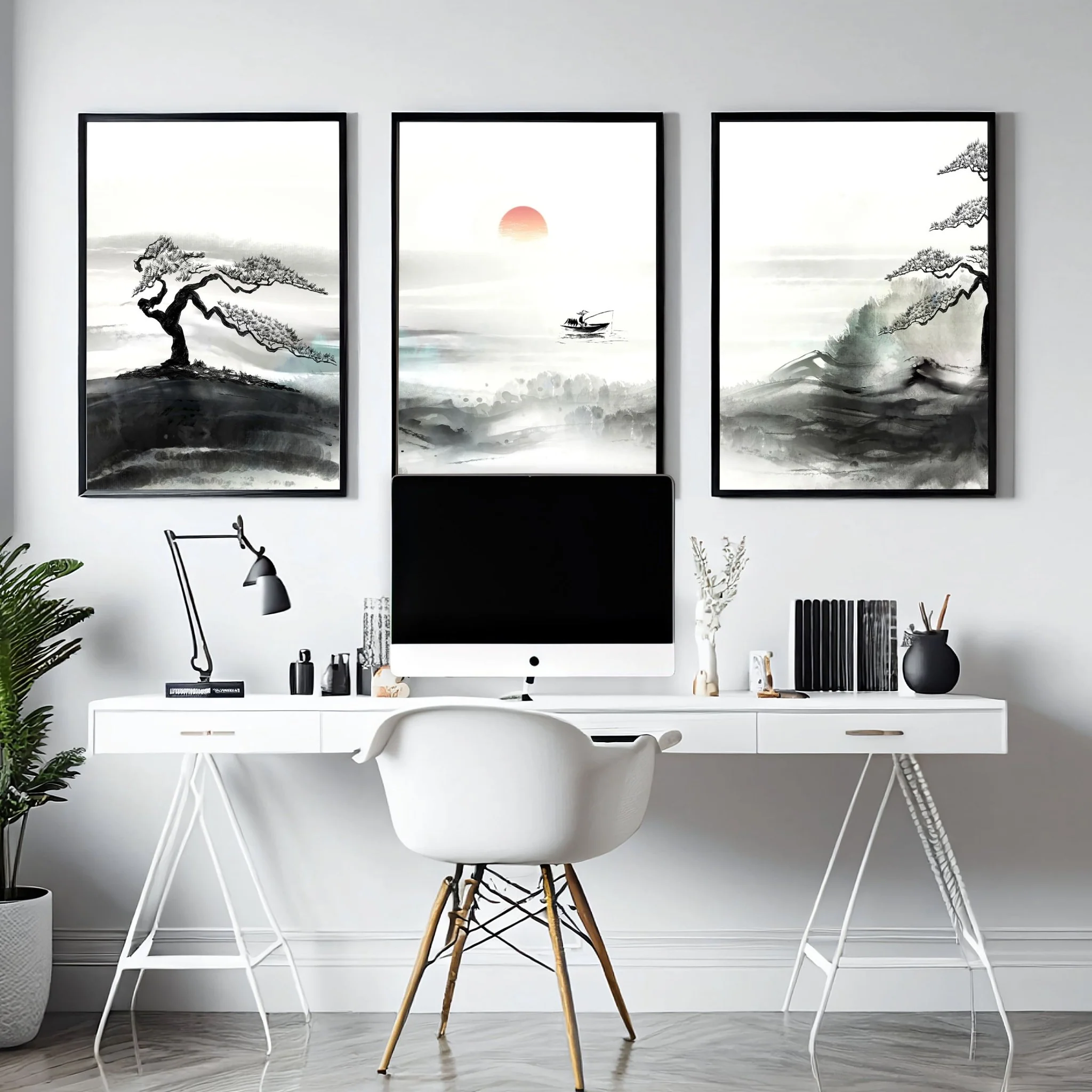 Pictures For Office Walls | Set of 3 wall art prints - Image 2