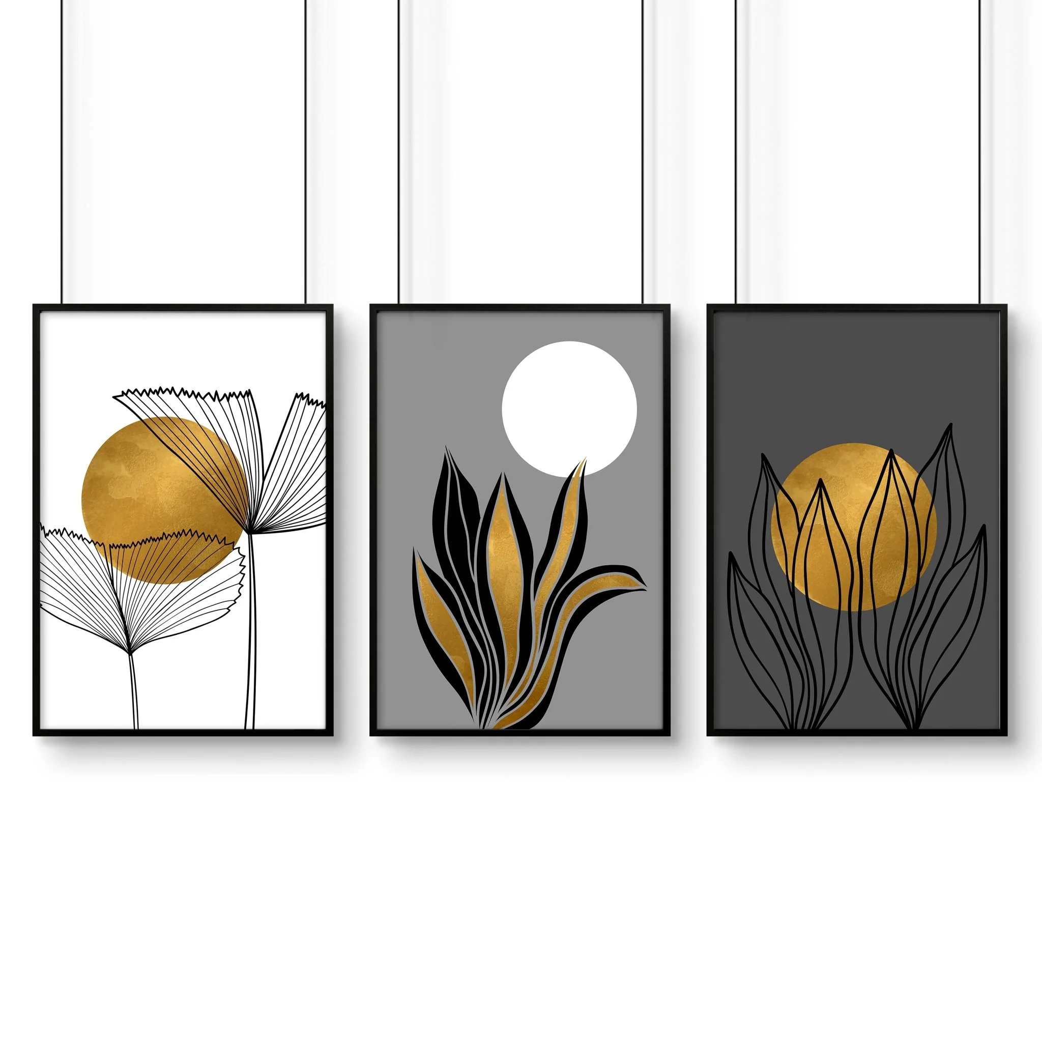 Pictures for the hallway | set of 3 framed wall art prints - Image 8