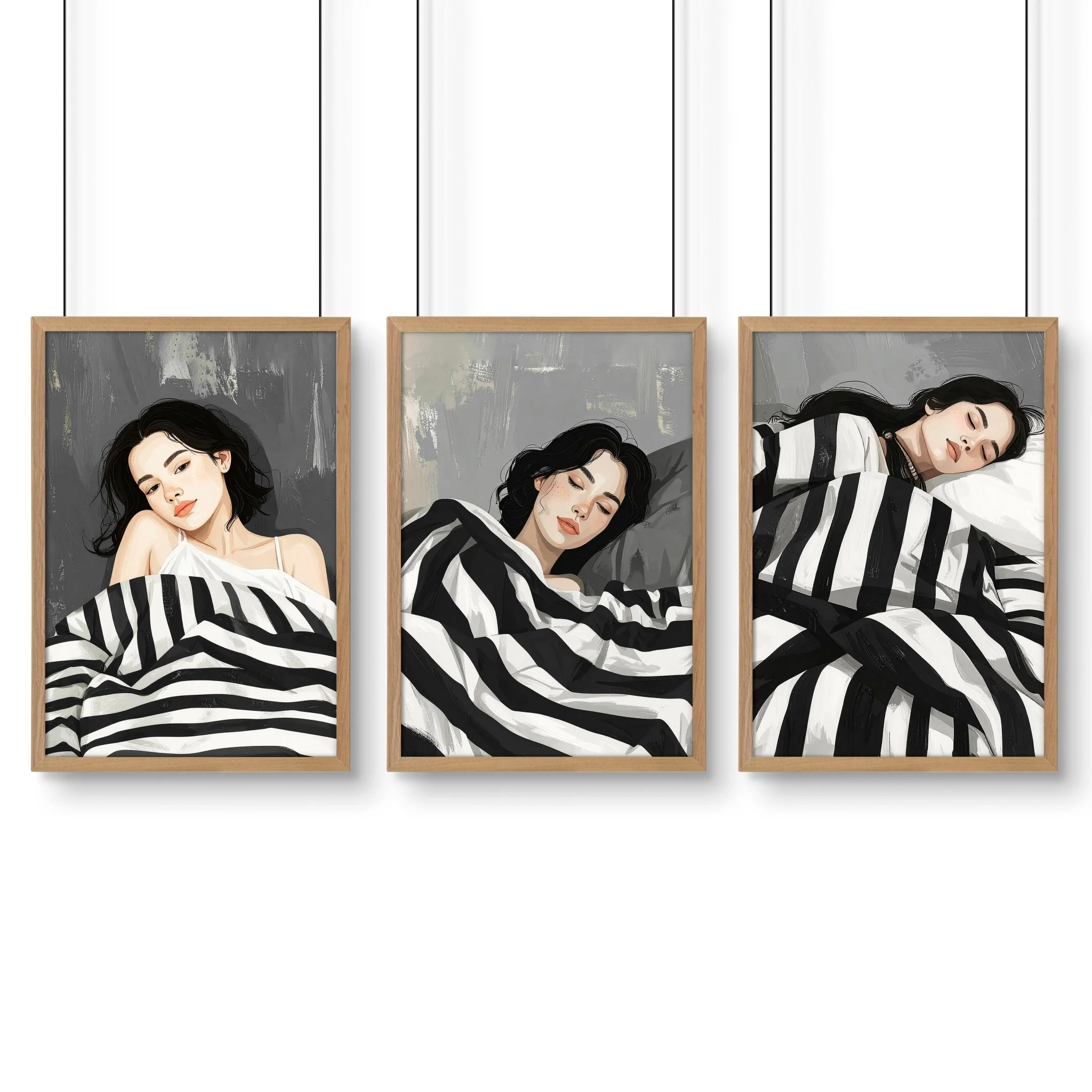 Pictures In Frames | Set of 3 Boho Women Wall art Prints - Image 16