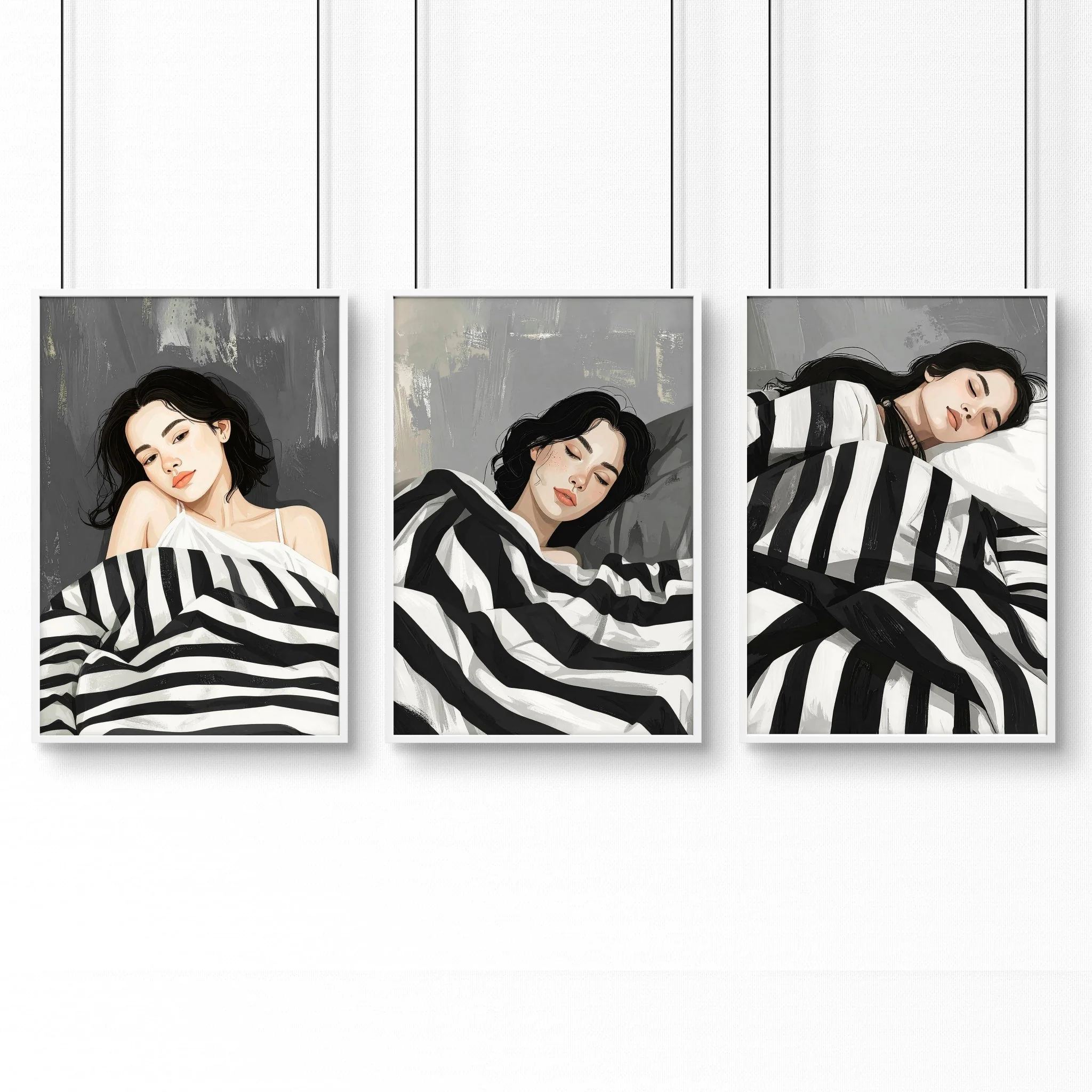 Pictures In Frames | Set of 3 Boho Women Wall art Prints - Image 17