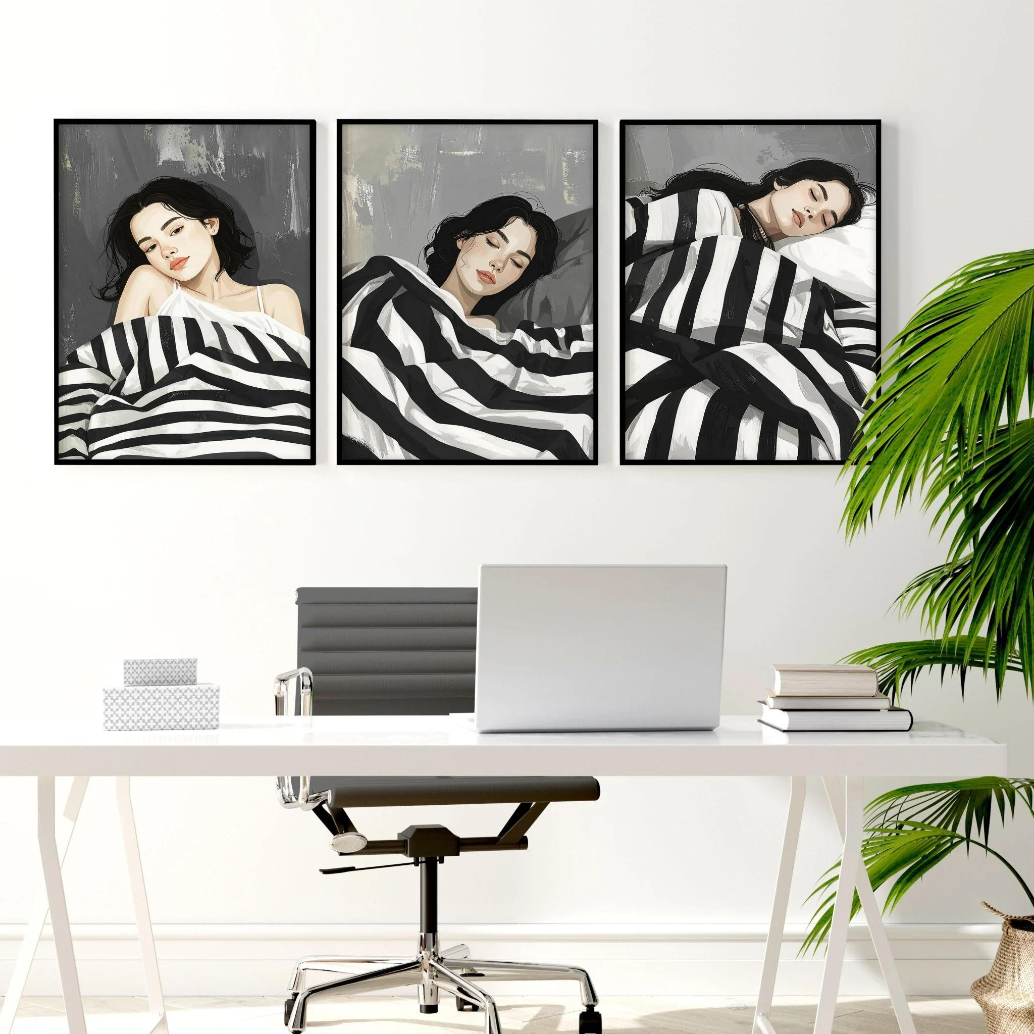 Pictures In Frames | Set of 3 Boho Women Wall art Prints - Image 2