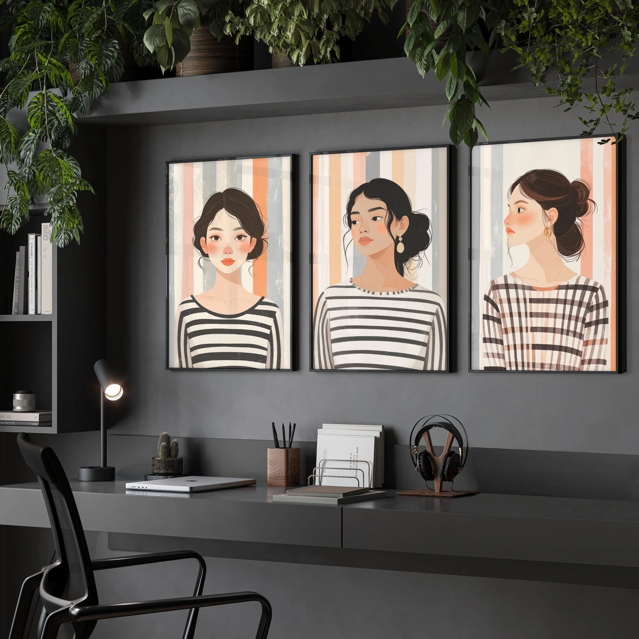Pictures On Walls Gallery | Set of 3 Boho Women Wall art Prints - Image 3