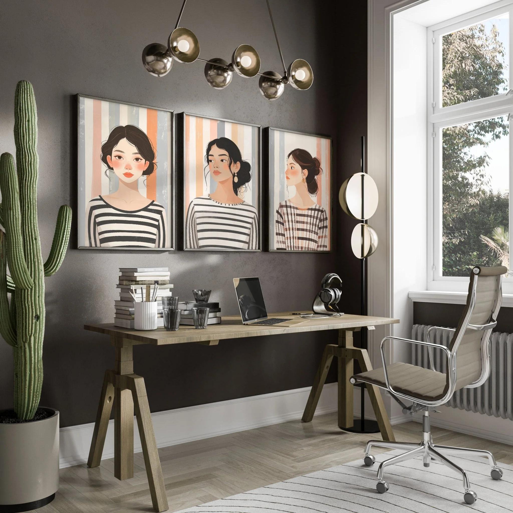 Pictures On Walls Gallery | Set of 3 Boho Women Wall art Prints - Image 5