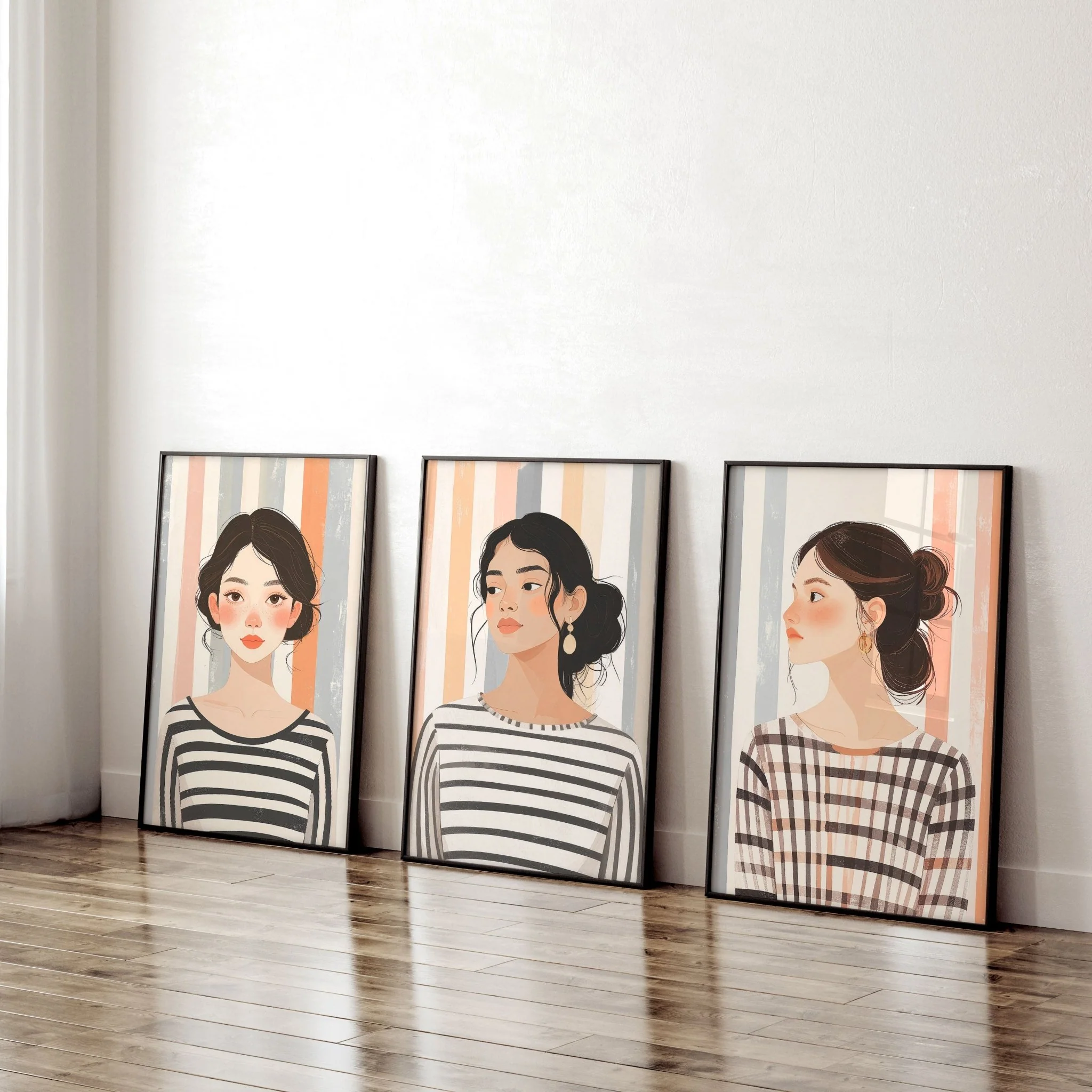 Pictures On Walls Gallery | Set of 3 Boho Women Wall art Prints - Image 6