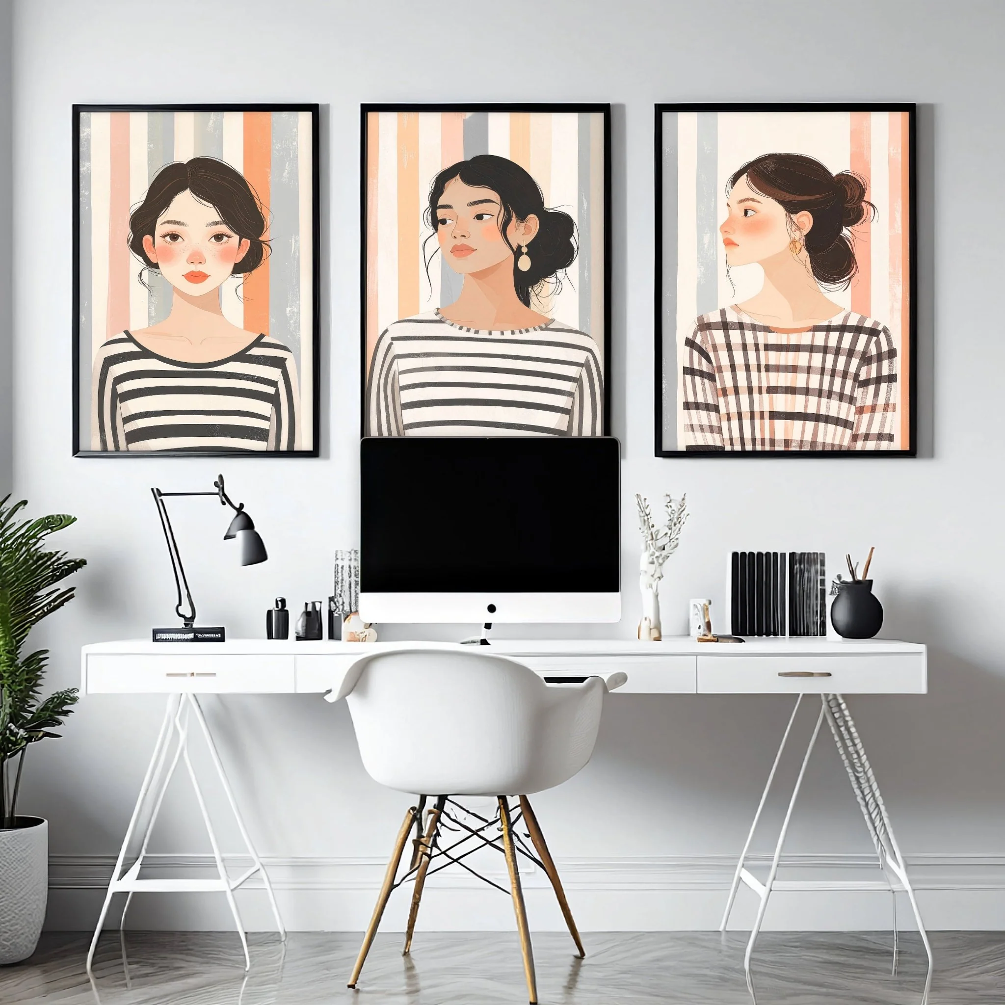 Pictures On Walls Gallery | Set of 3 Boho Women Wall art Prints - Image 7
