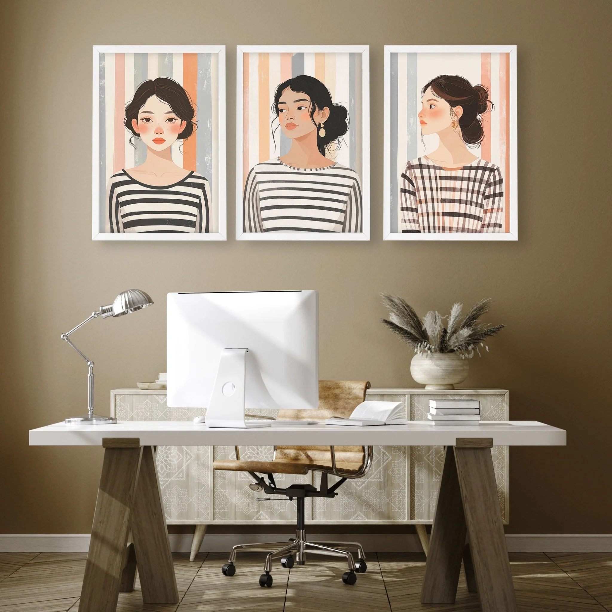 Pictures On Walls Gallery | Set of 3 Boho Women Wall art Prints - Image 8