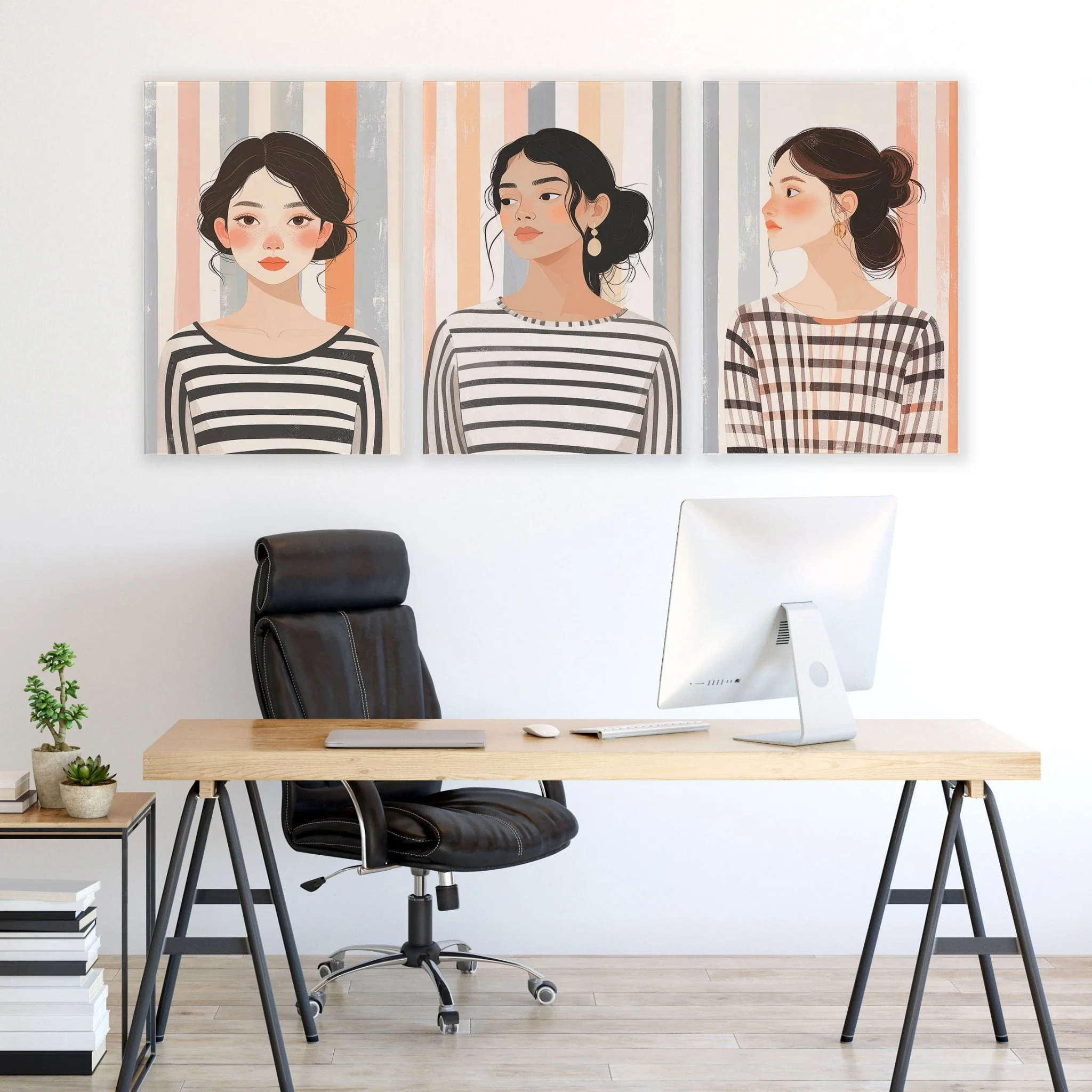 Pictures On Walls Gallery | Set of 3 Boho Women Wall art Prints - Image 9